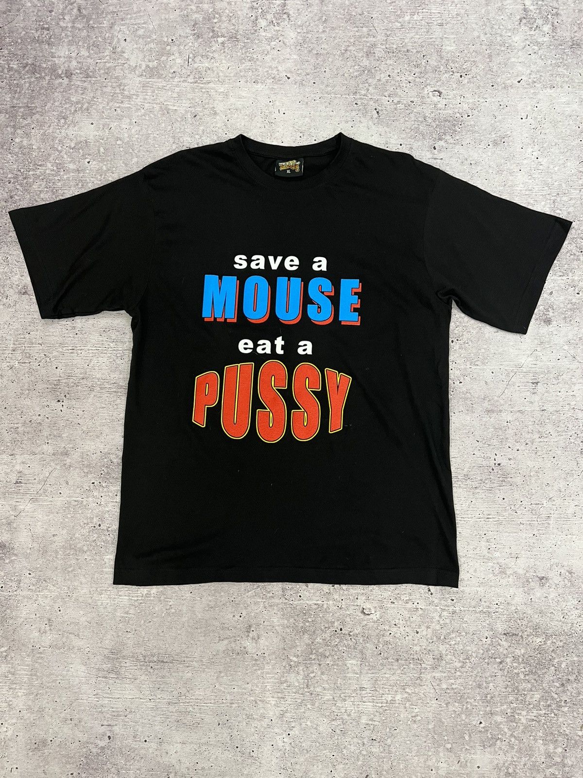 vintage-vintage-y2k-save-a-mouse-eat-a-pussy-humor-tee-grailed