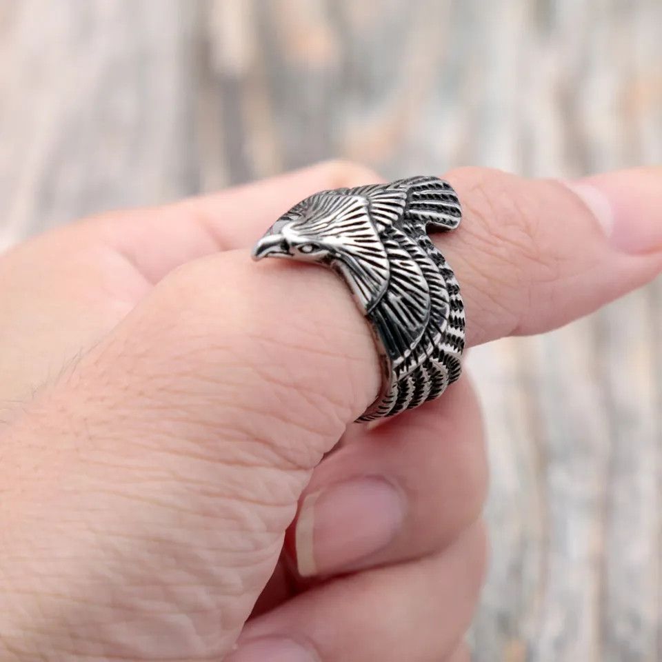 Jewelry Unique Eagle Rings Size ONE SIZE - 1 Thumbnail