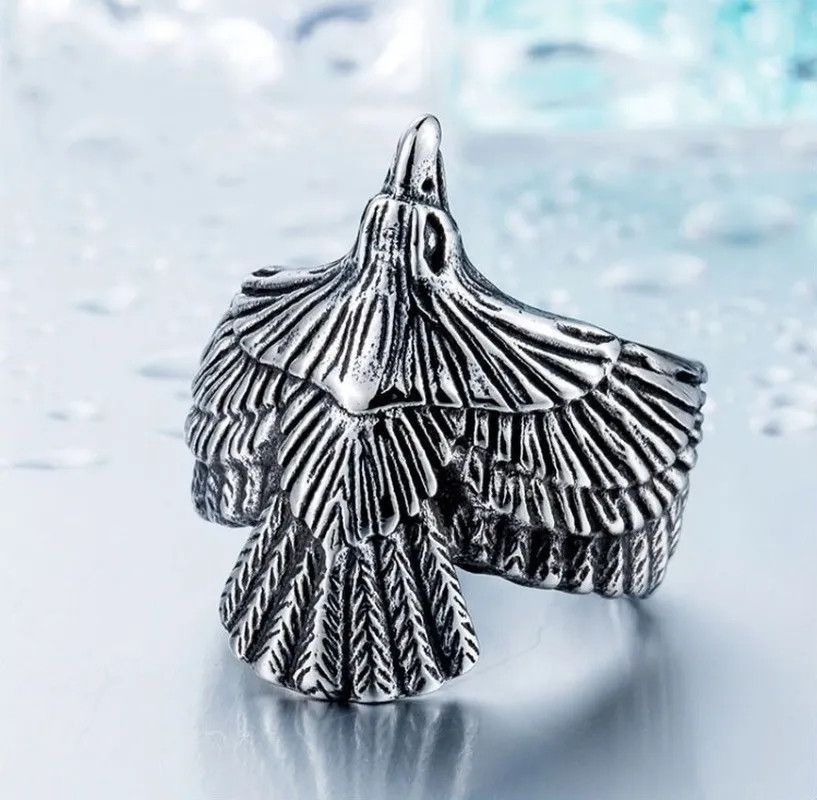 Jewelry Unique Eagle Rings Size ONE SIZE - 3 Thumbnail