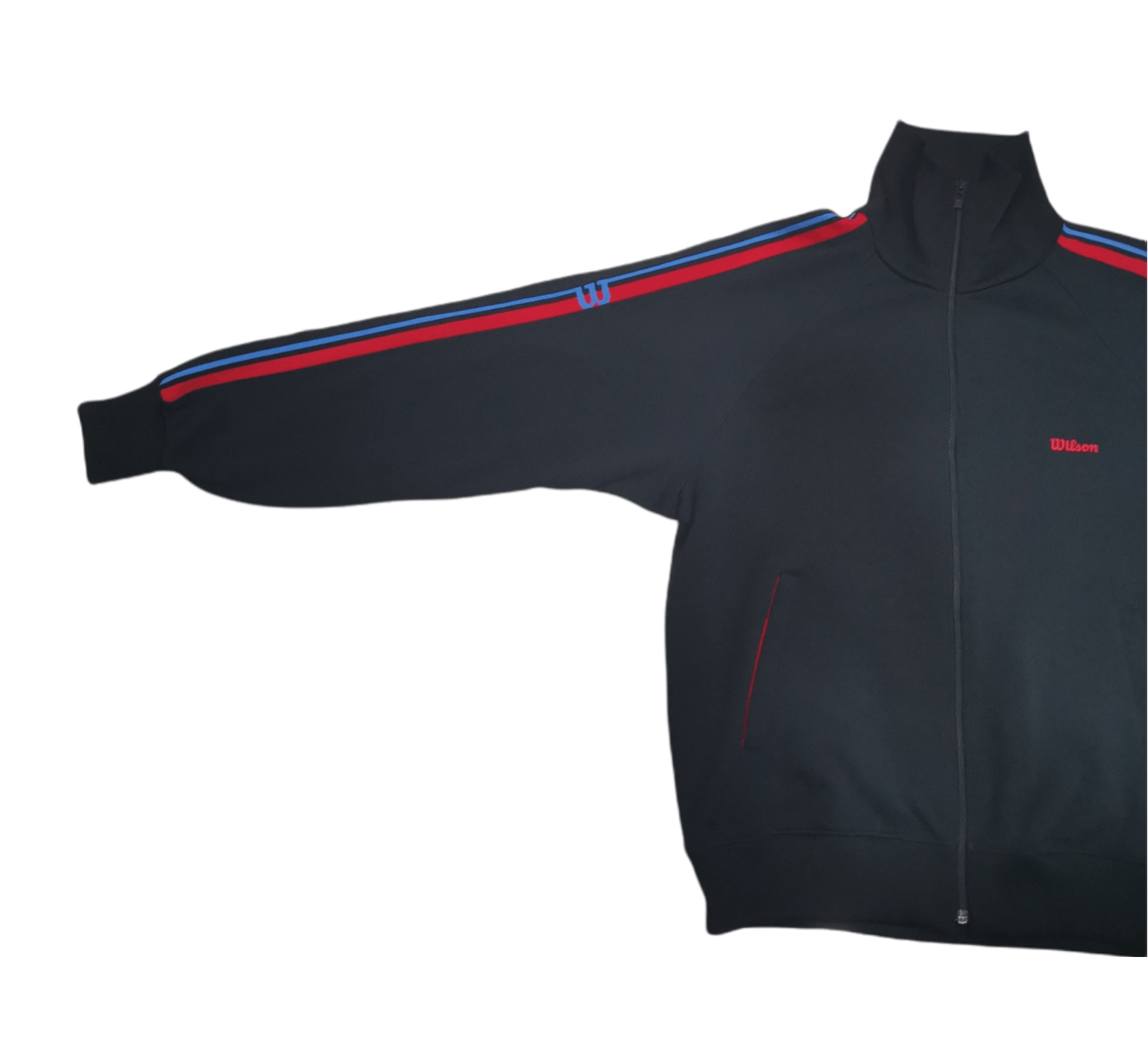 Vintage × Wilson Vintage Tracktop Wilson Black With Side Line Size US M / EU 48-50 / 2 - 4 Thumbnail