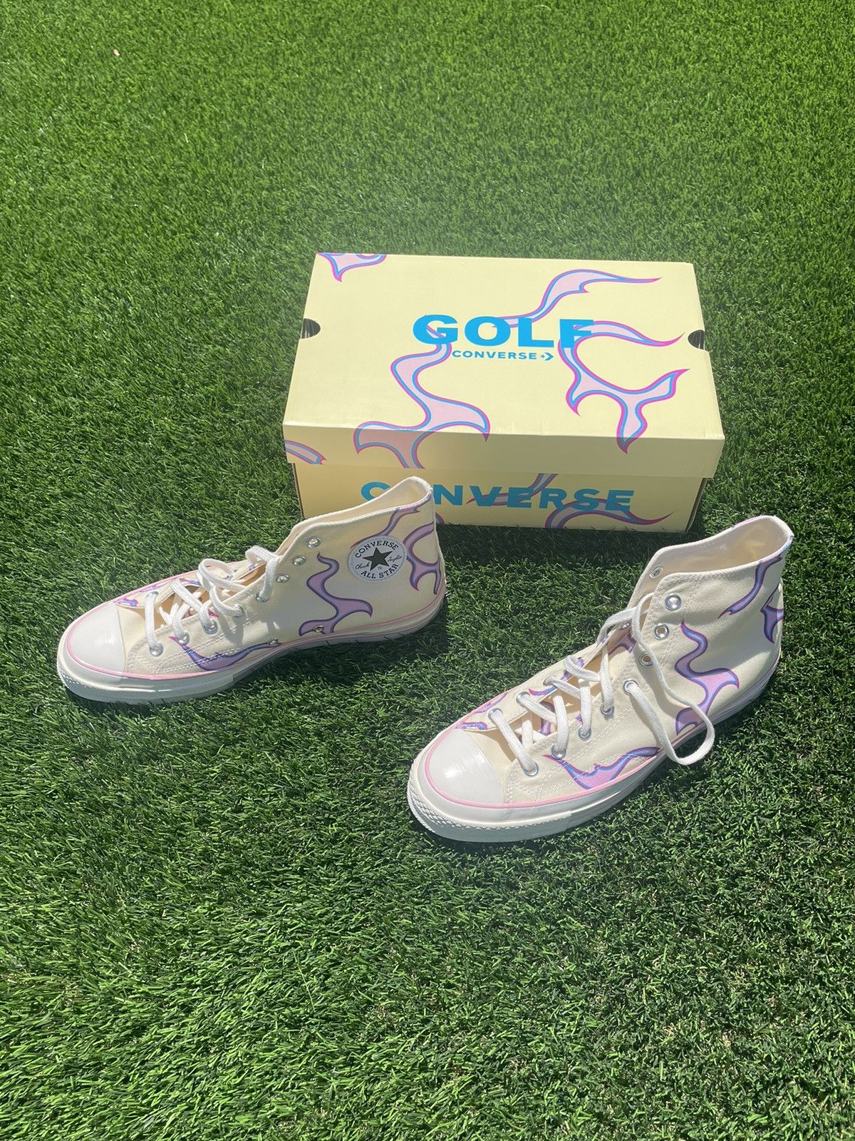 Golf Wang Converse X Golf le Fleur Yellow Flame Size US 11.5 / EU 44-45 - 4 Thumbnail