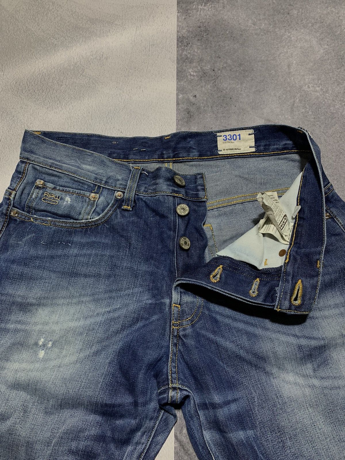 G-Star Vintage Y2K style G-star RAW denim jeans streetwear size 31 Size US 31 - 6 Thumbnail