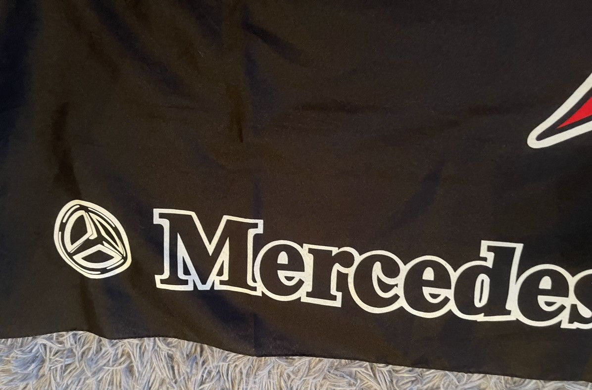 Mercedes-Benz × Vintage Mercedes Benz McLaren 90s vintage racing flag official Size ONE SIZE - 4 Thumbnail
