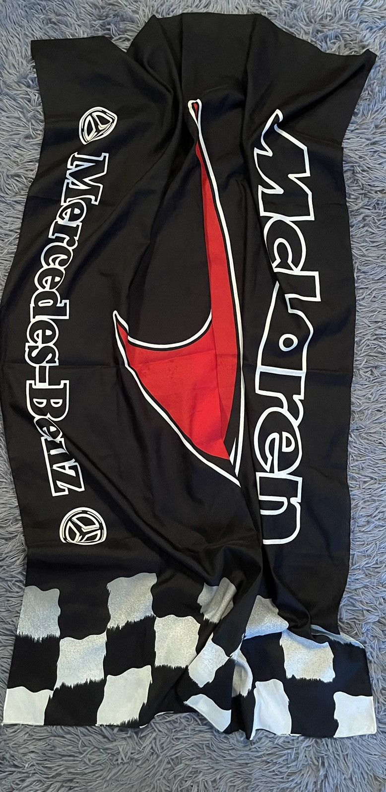 Mercedes-Benz × Vintage Mercedes Benz McLaren 90s vintage racing flag official Size ONE SIZE - 1 Thumbnail