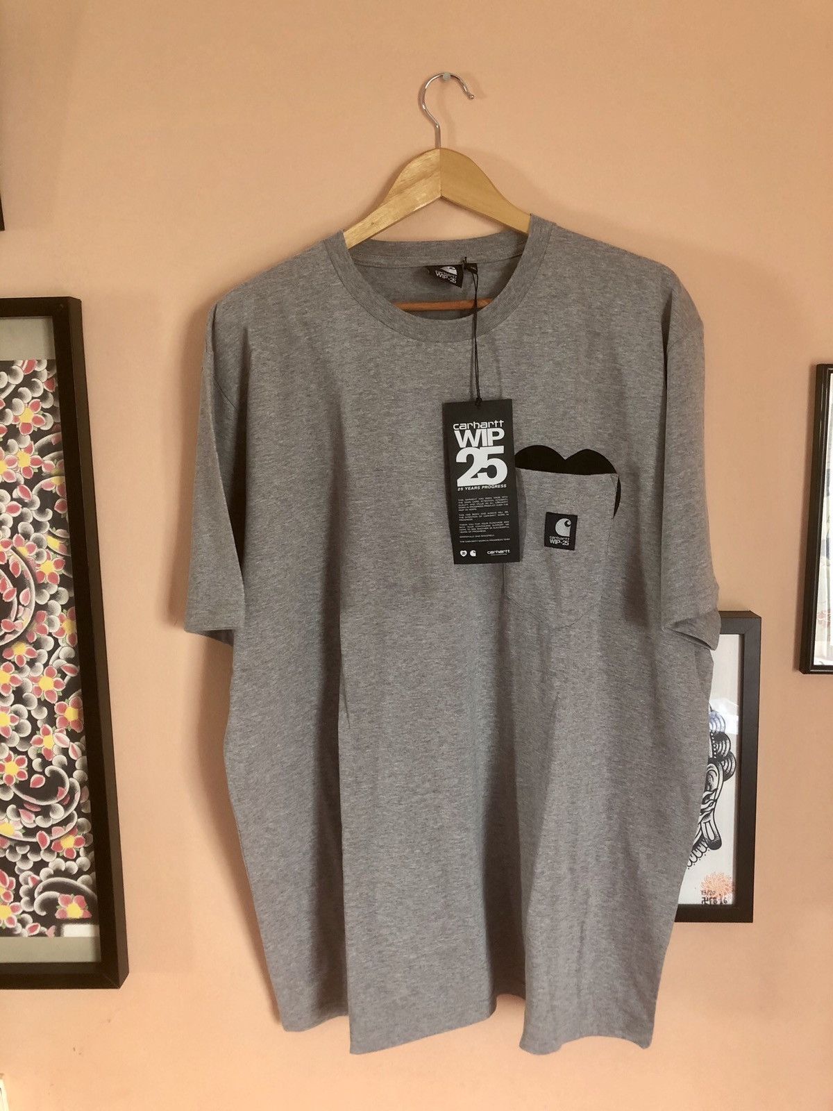 Carhartt Carhartt WIP 25th Anniversary pocket hearth T-shirt Size US XXL / EU 58 / 5 - 2 Thumbnail