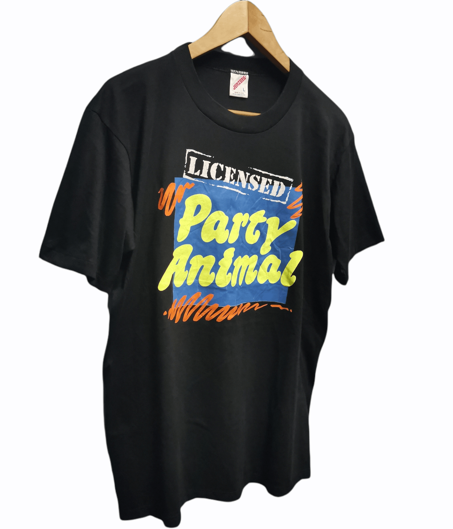 Jerzees × Vintage Vintage Tees LICENSED Party Animal x Made In U.S.A Size US L / EU 52-54 / 3 - 3 Thumbnail