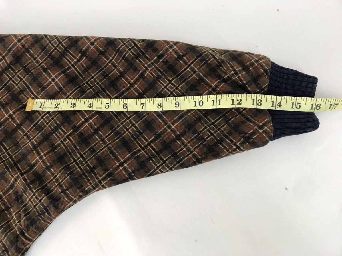 Japanese Brand Japanese Plaid Checked Quilted Padded Jacket Button Zipper Size XL / US 12-14 / IT 48-50 - 7 Thumbnail