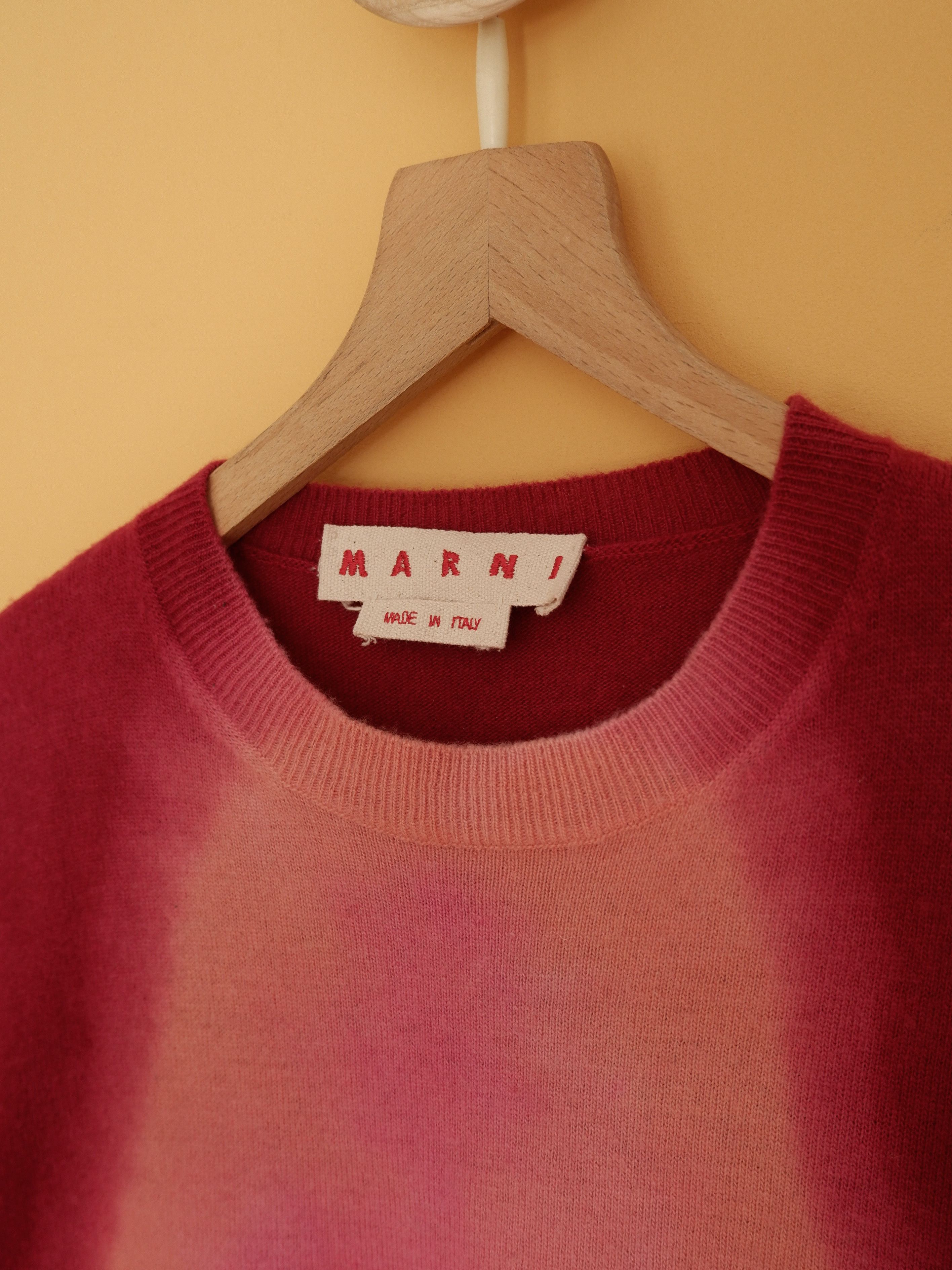Marni Last drop! Rare Marni tie dye virgin wool sweater Size US S / EU 44-46 / 1 - 3 Thumbnail