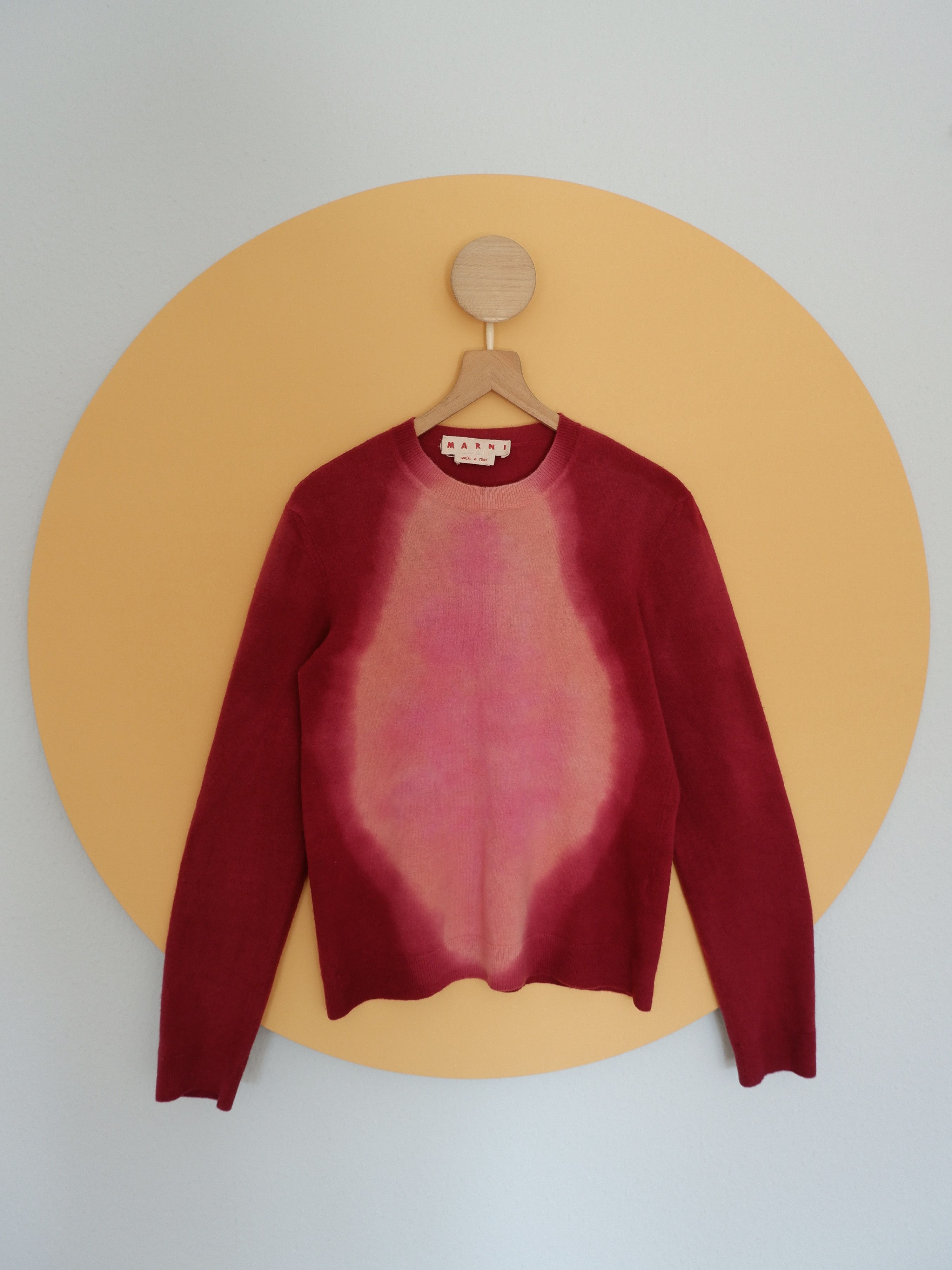 Marni Last drop! Rare Marni tie dye virgin wool sweater Size US S / EU 44-46 / 1 - 1 Thumbnail