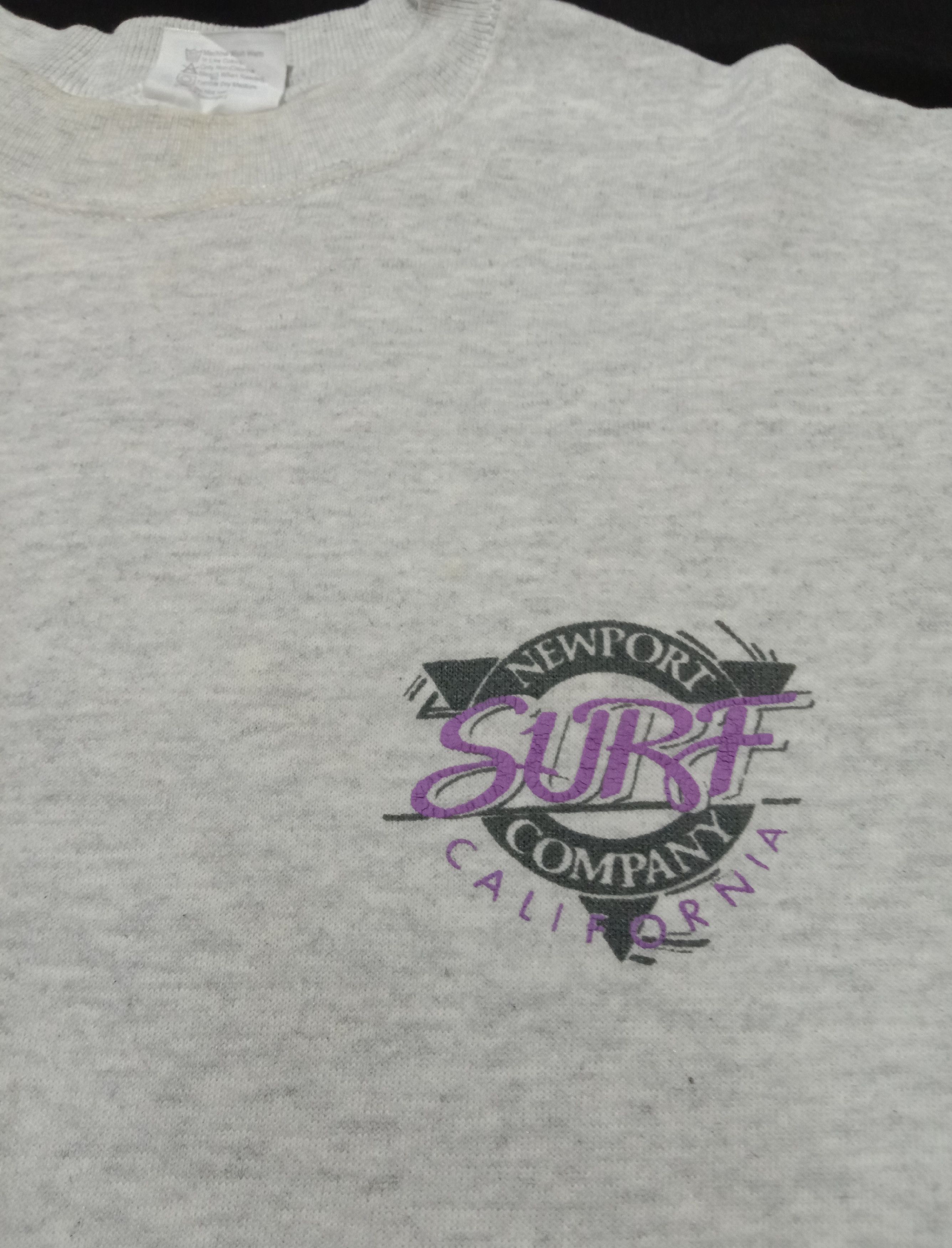 Vintage Vintage Hanes Newport Surf Company California Sweatshirt Size US M / EU 48-50 / 2 - 5 Thumbnail