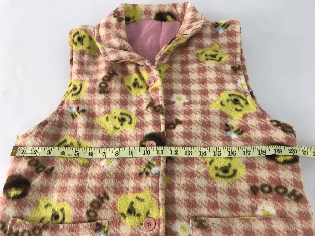 Japanese Brand Winnie The Pooh Fleece Sherpa Vest Zipper Style Size L / US 10 / IT 46 - 7 Thumbnail
