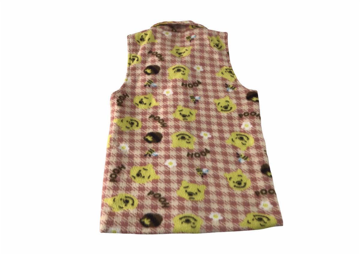 Japanese Brand Winnie The Pooh Fleece Sherpa Vest Zipper Style Size L / US 10 / IT 46 - 2 Thumbnail