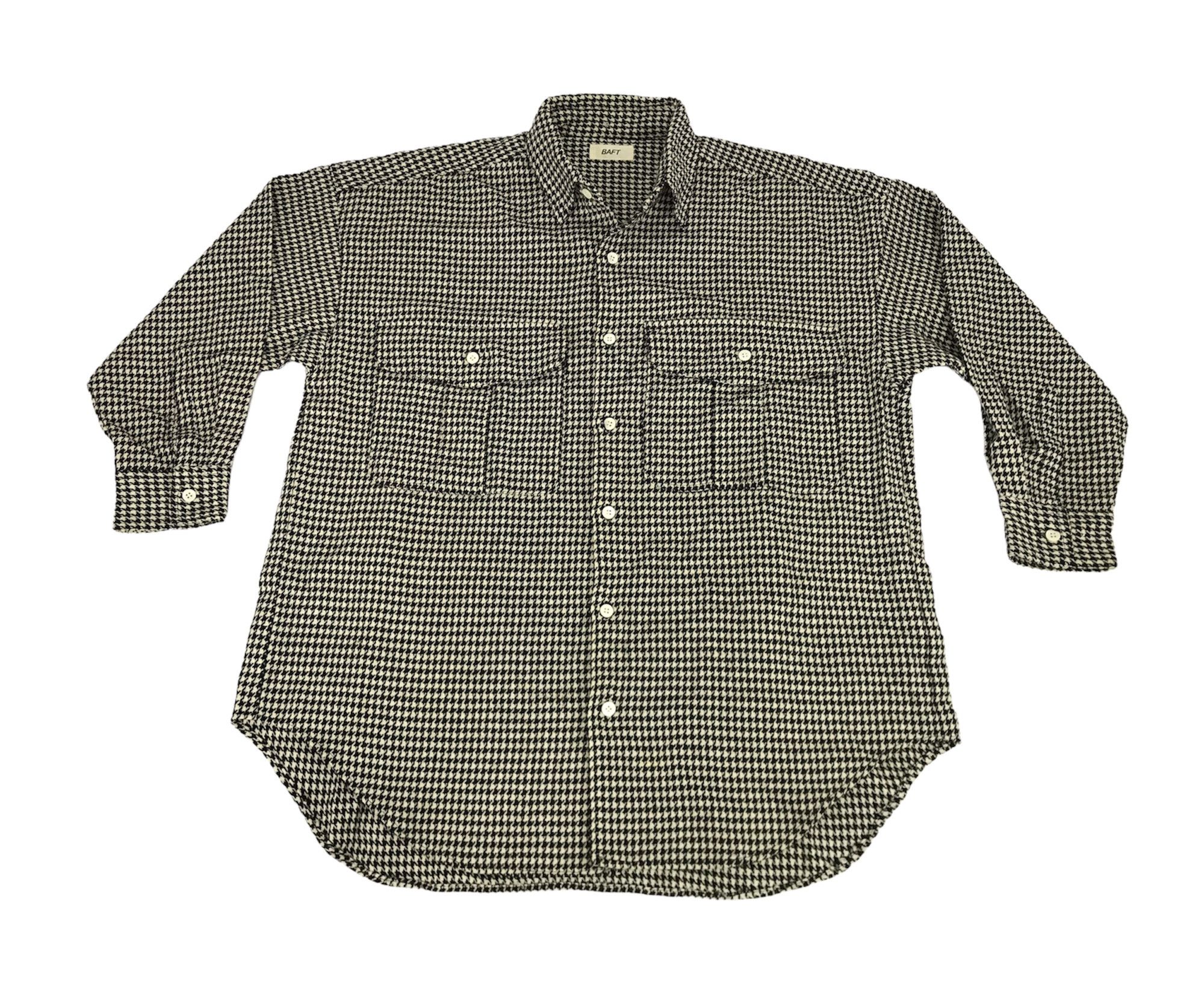 Flannel Vintage Baft Button Down Shirt Flannel Double Pockets Size US XL / EU 56 / 4 - 1 Thumbnail