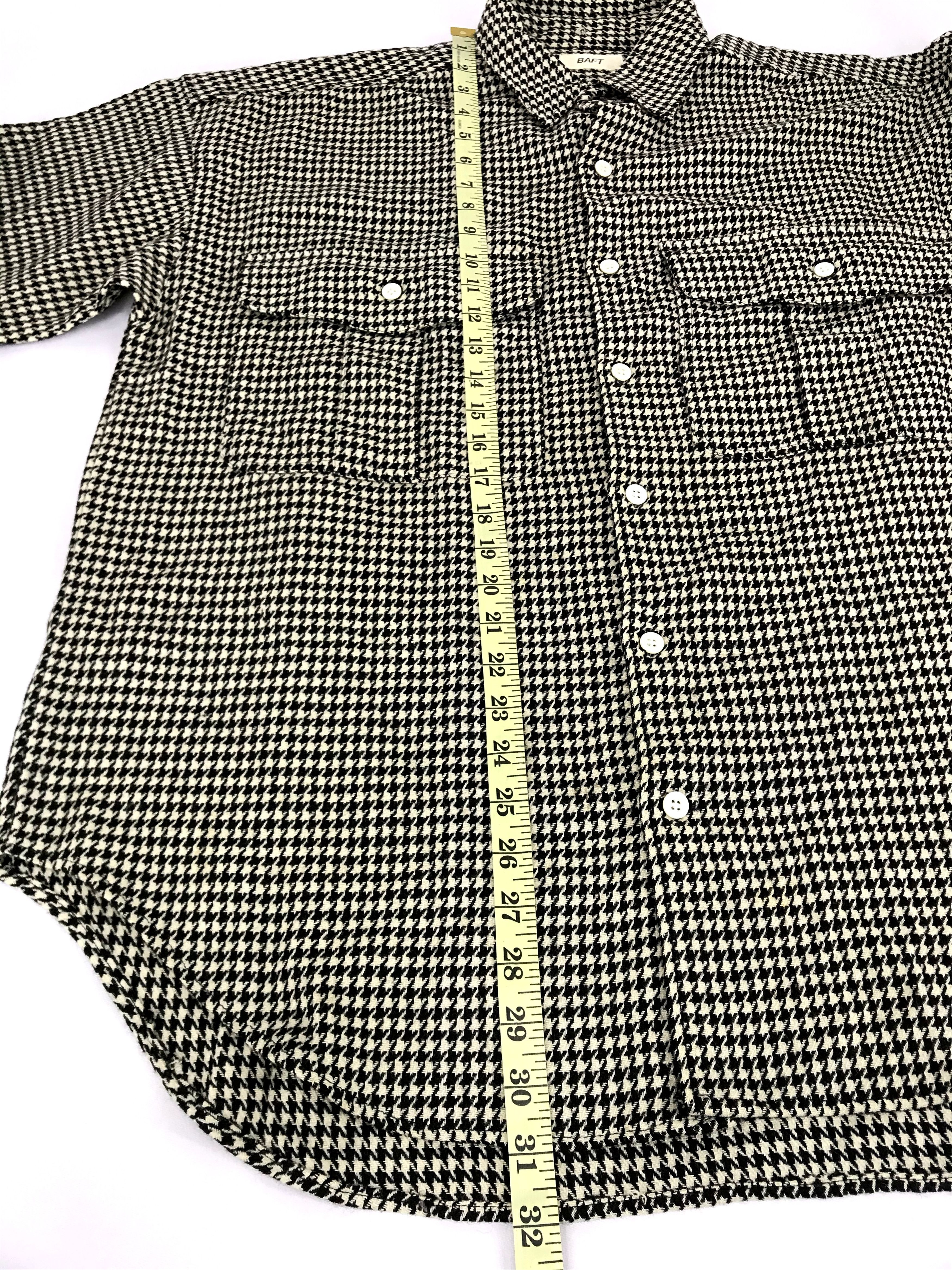 Flannel Vintage Baft Button Down Shirt Flannel Double Pockets Size US XL / EU 56 / 4 - 9 Thumbnail