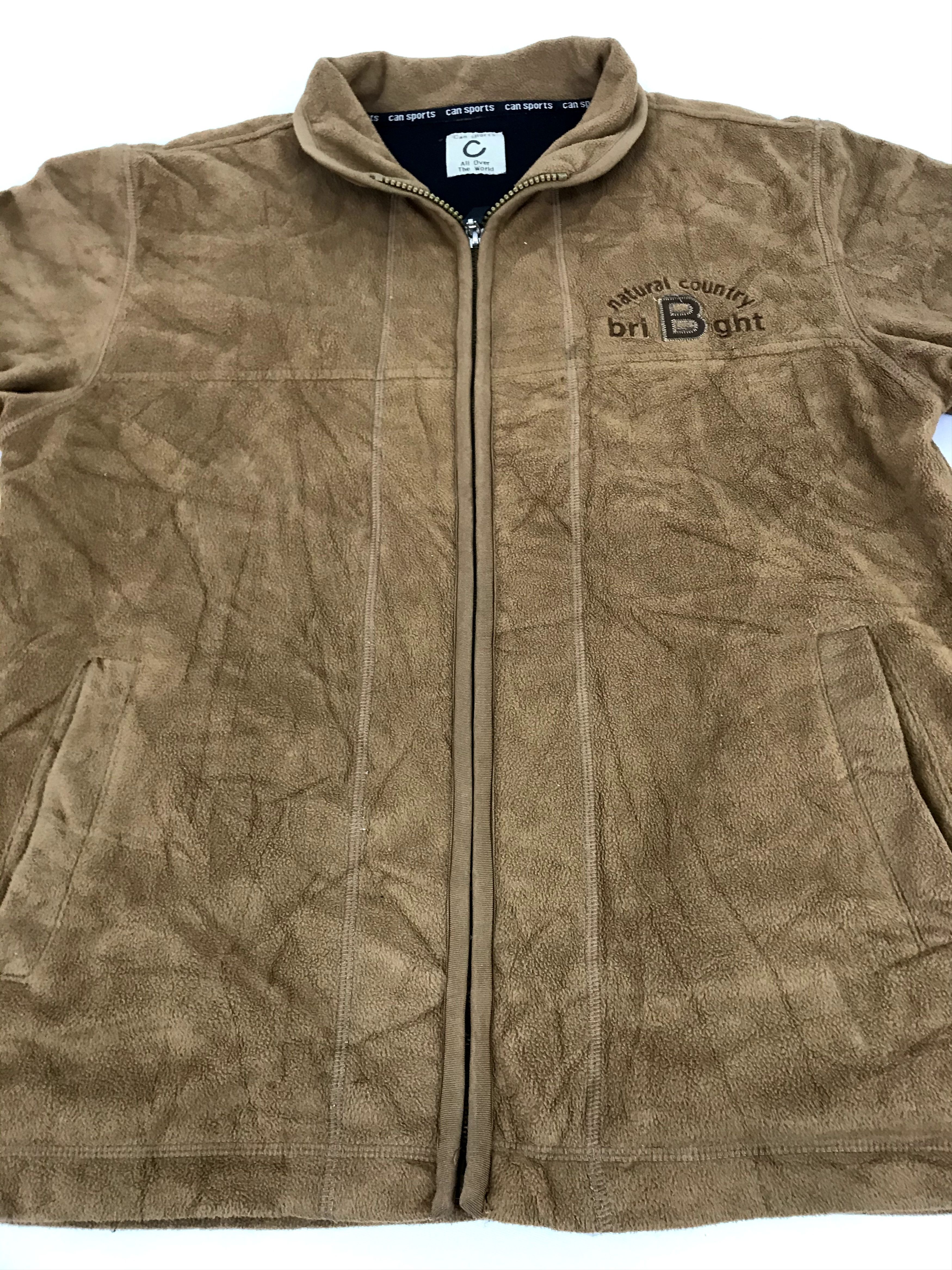 Japanese Brand Vintage Style Can Sport Bright Natural Country Fleece Wool Size US M / EU 48-50 / 2 - 2 Thumbnail