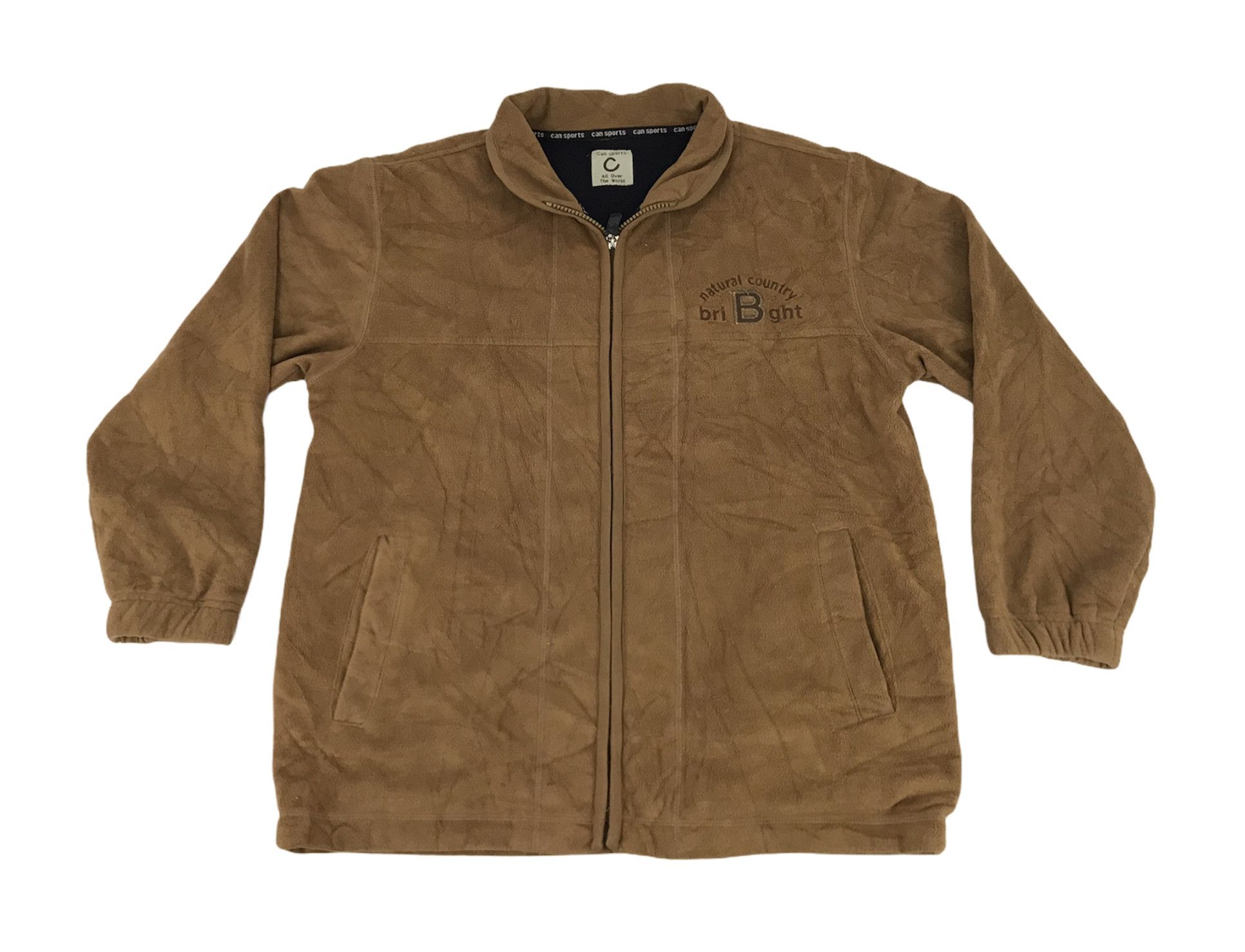 Vintage Style Can Sport Bright Natural Country Fleece Wool