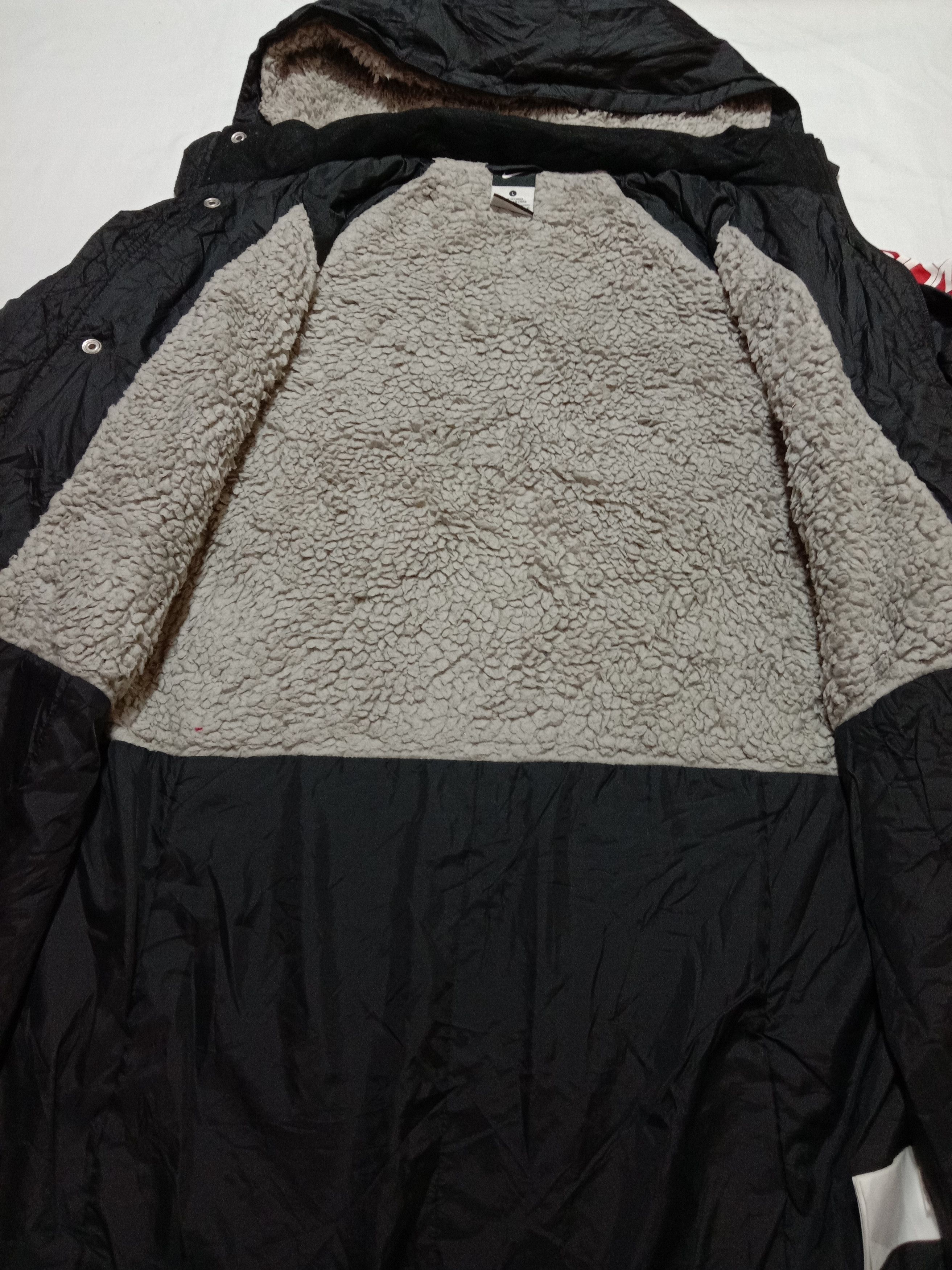 Nike Nike Sherpa Inner Big Spell Out Logo Jacket Size US L / EU 52-54 / 3 - 6 Thumbnail