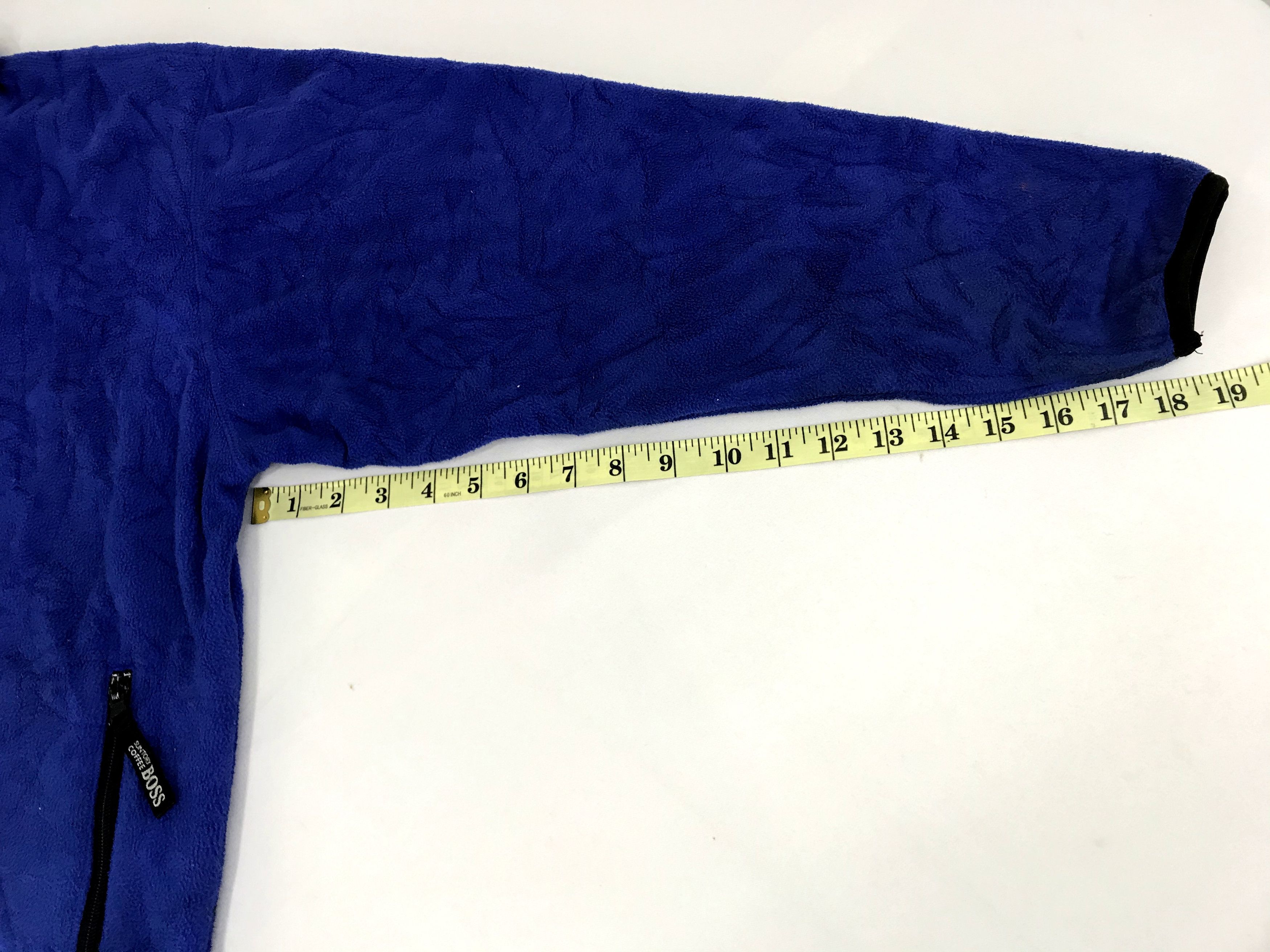 Japanese Brand Vintage Suntory Boss Coffee Fleece Sweatshirt Jacket Size US L / EU 52-54 / 3 - 12 Thumbnail
