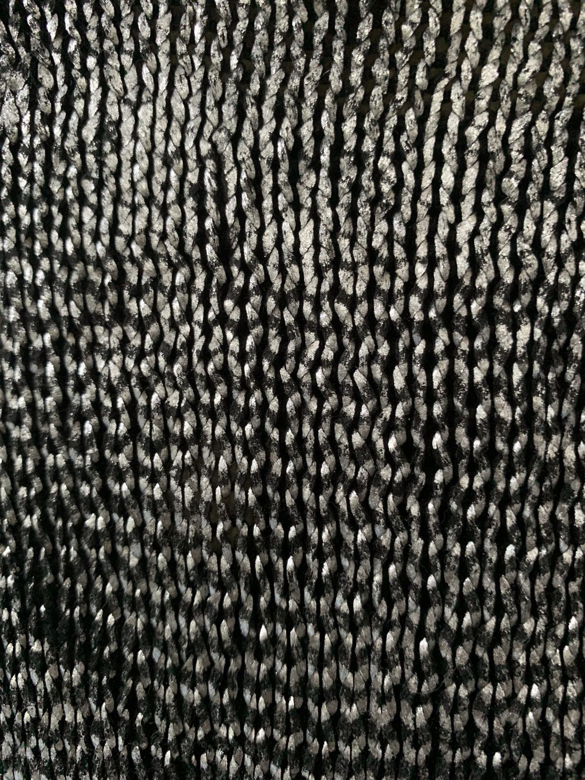 20471120 × Hysteric Glamour × Japanese Brand 🫱🏼‍🫲🏻NEED GONE🫱🏼‍🫲🏻 Unkown Destroyed Grunge Glitter Knit Sweater Size US S / EU 44-46 / 1 - 11 Thumbnail