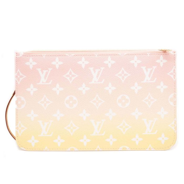 Louis Vuitton Pink Monogram By the Pool Neverfull Pochette
