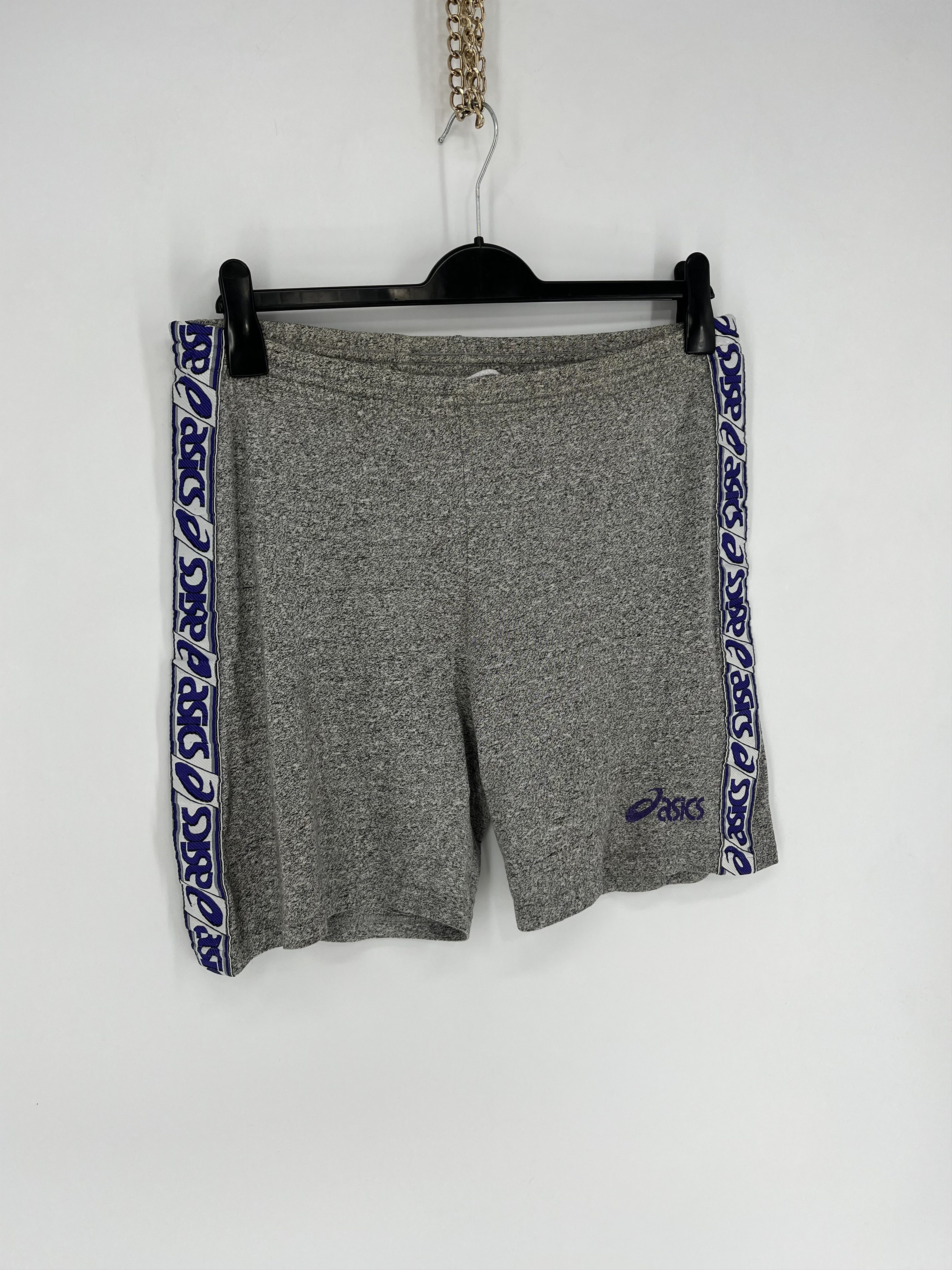 Asics × Vintage Vintage 90s Asics Lampas Logo Shorts Streetwear Size M Size US 32 / EU 48 - 1 Thumbnail