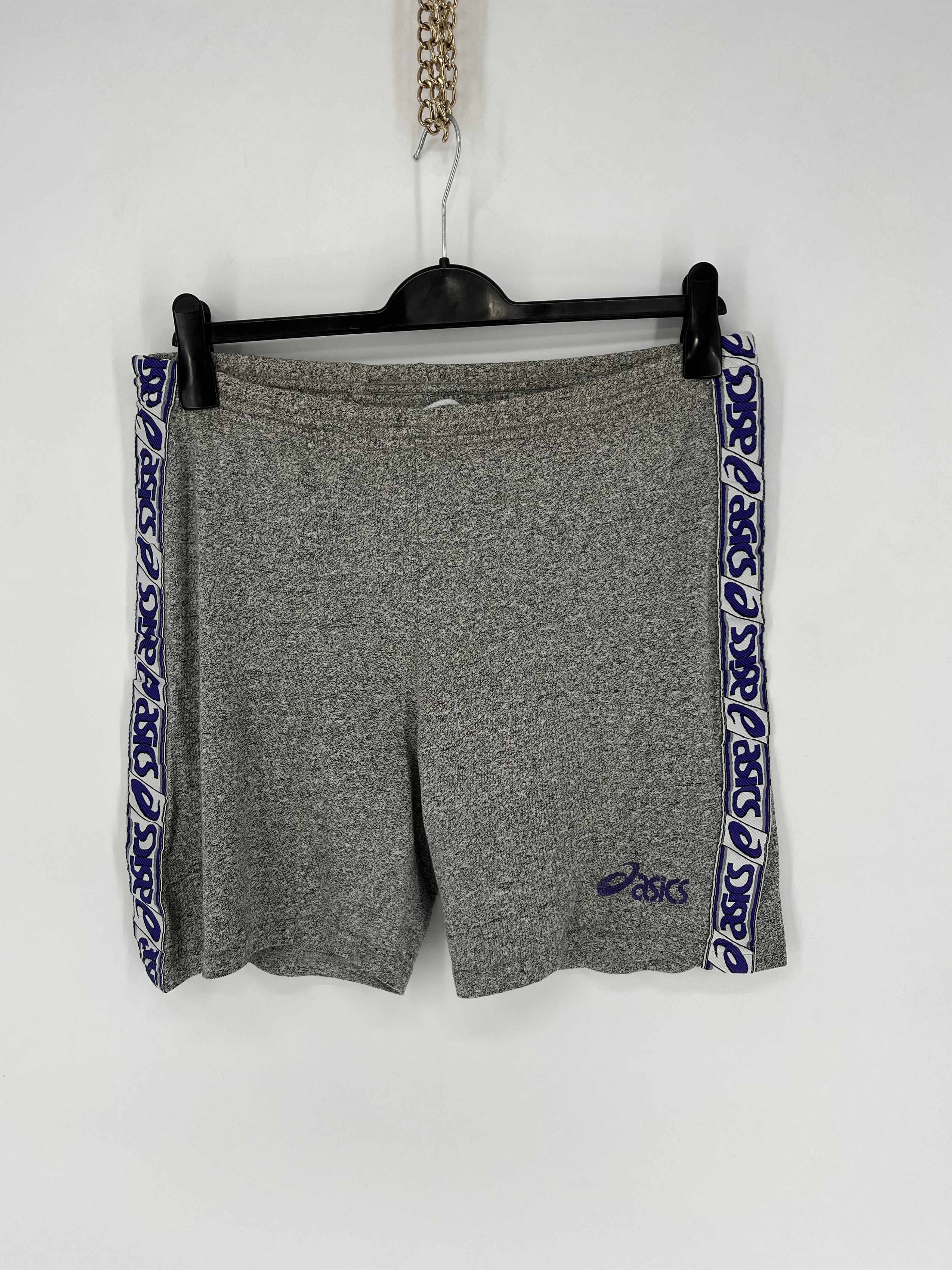 Asics × Vintage Vintage 90s Asics Lampas Logo Shorts Streetwear Size M Size US 32 / EU 48 - 2 Thumbnail