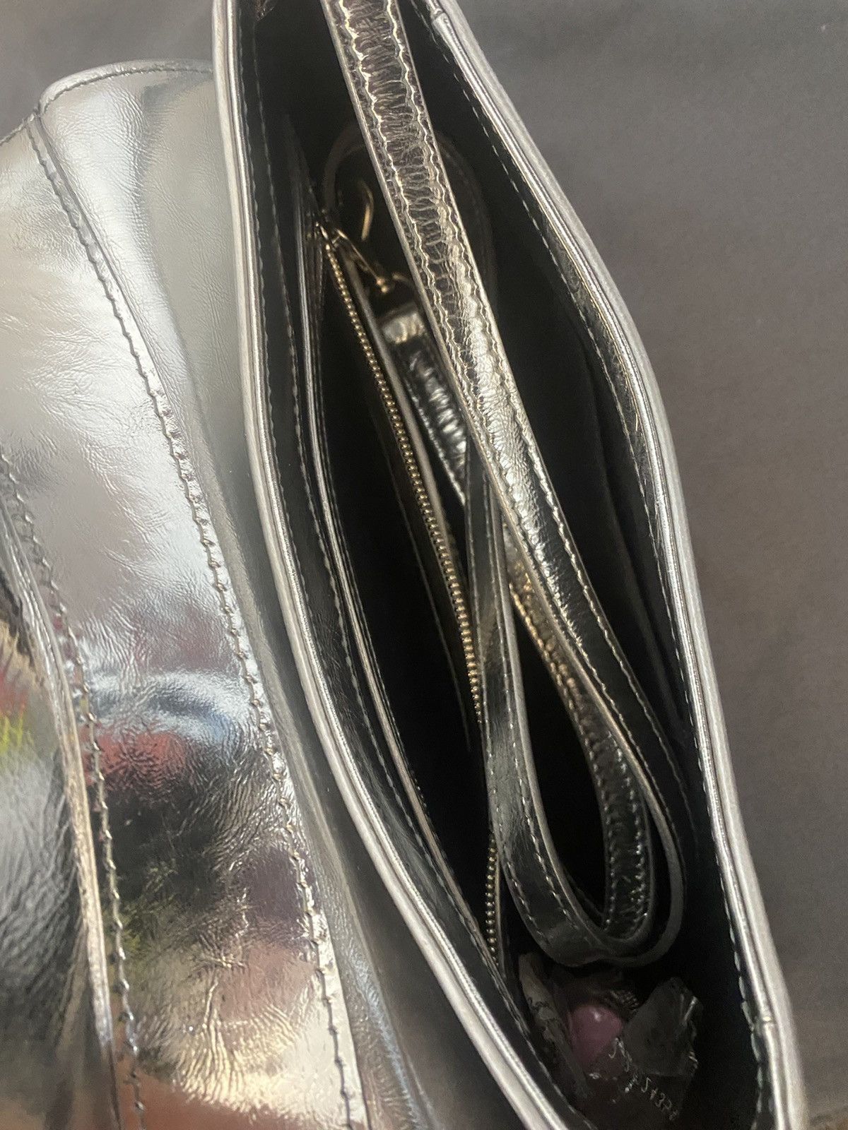 Balenciaga Balenciaga Lindsay Mirror Effect Shoulder Bag Size ONE SIZE - 8 Thumbnail