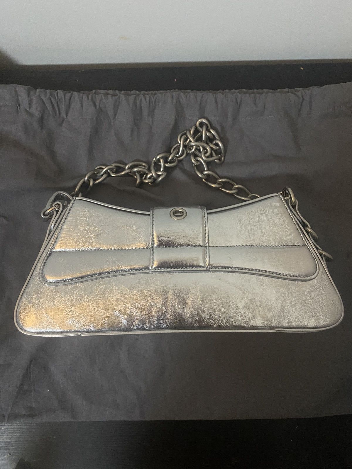 Balenciaga Balenciaga Lindsay Mirror Effect Shoulder Bag Size ONE SIZE - 5 Thumbnail