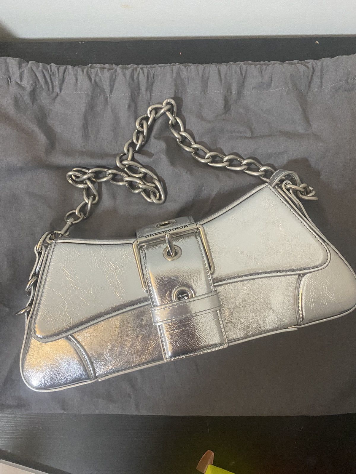 Balenciaga Balenciaga Lindsay Mirror Effect Shoulder Bag Size ONE SIZE - 4 Thumbnail