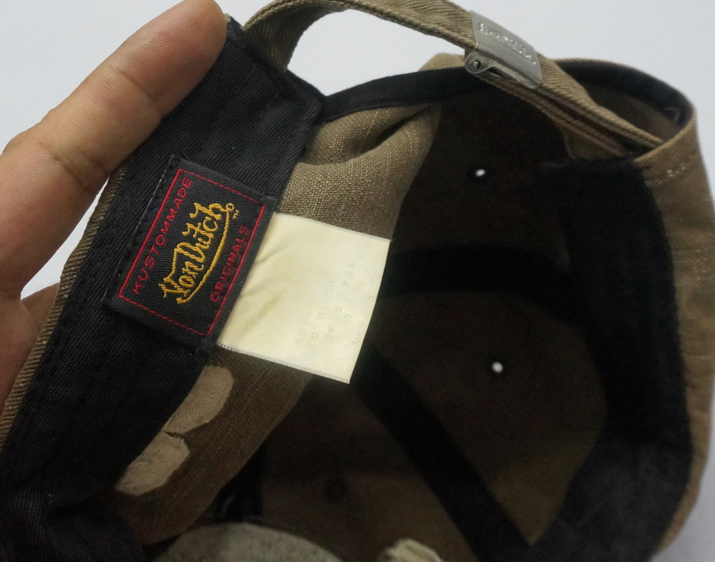 Von Dutch VON DUTCH Eric Bostrom Vintage Distressed Baseball Cap Size ONE SIZE - 9 Thumbnail