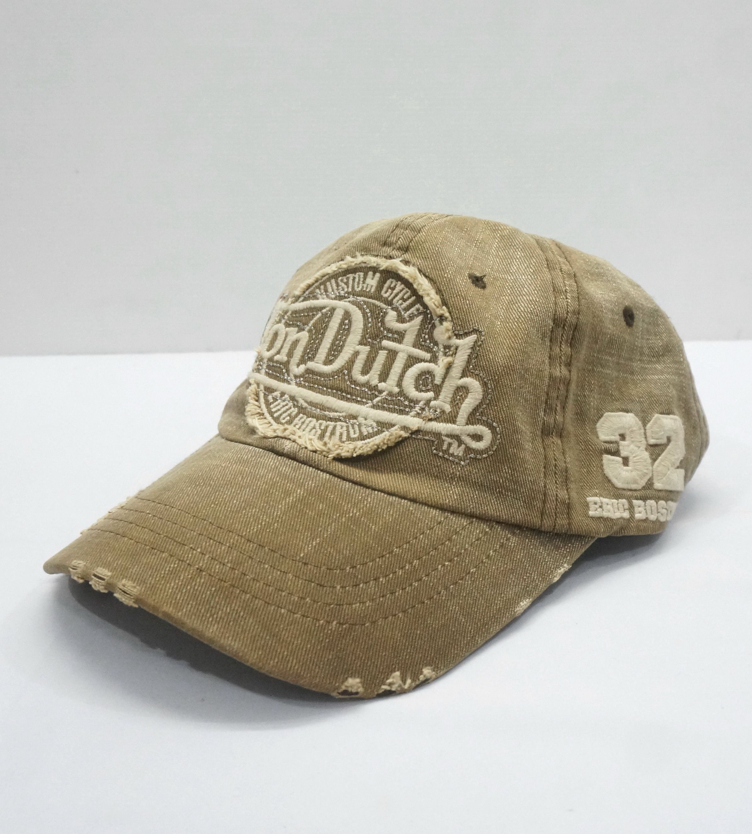 Von Dutch VON DUTCH Eric Bostrom Vintage Distressed Baseball Cap Size ONE SIZE - 1 Thumbnail