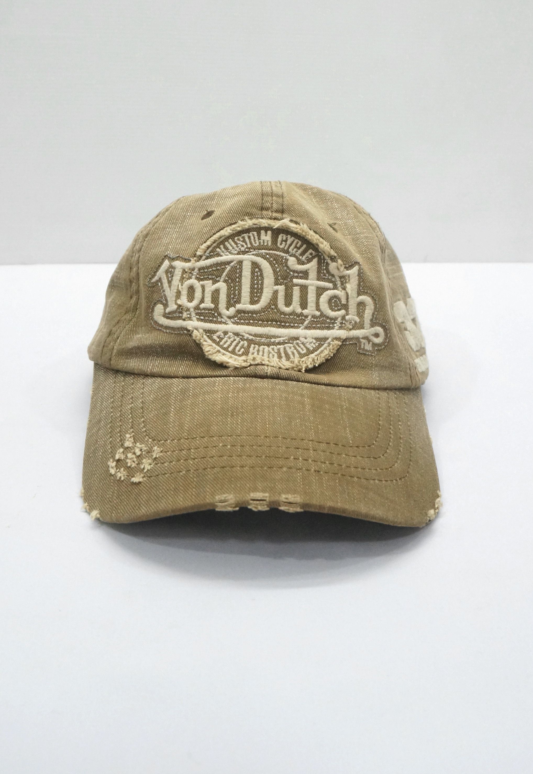 Von Dutch VON DUTCH Eric Bostrom Vintage Distressed Baseball Cap Size ONE SIZE - 2 Thumbnail