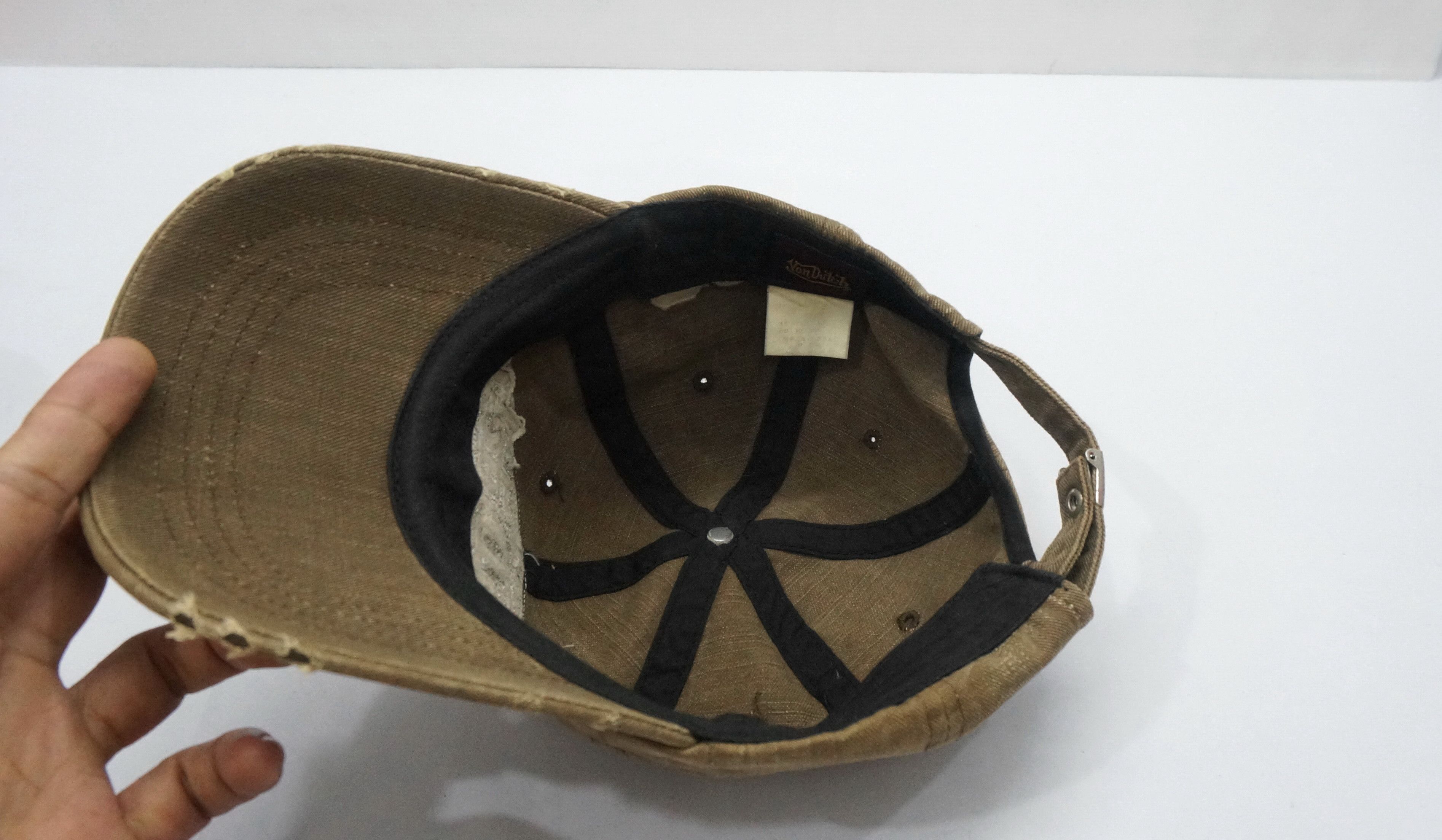 Von Dutch VON DUTCH Eric Bostrom Vintage Distressed Baseball Cap Size ONE SIZE - 8 Thumbnail