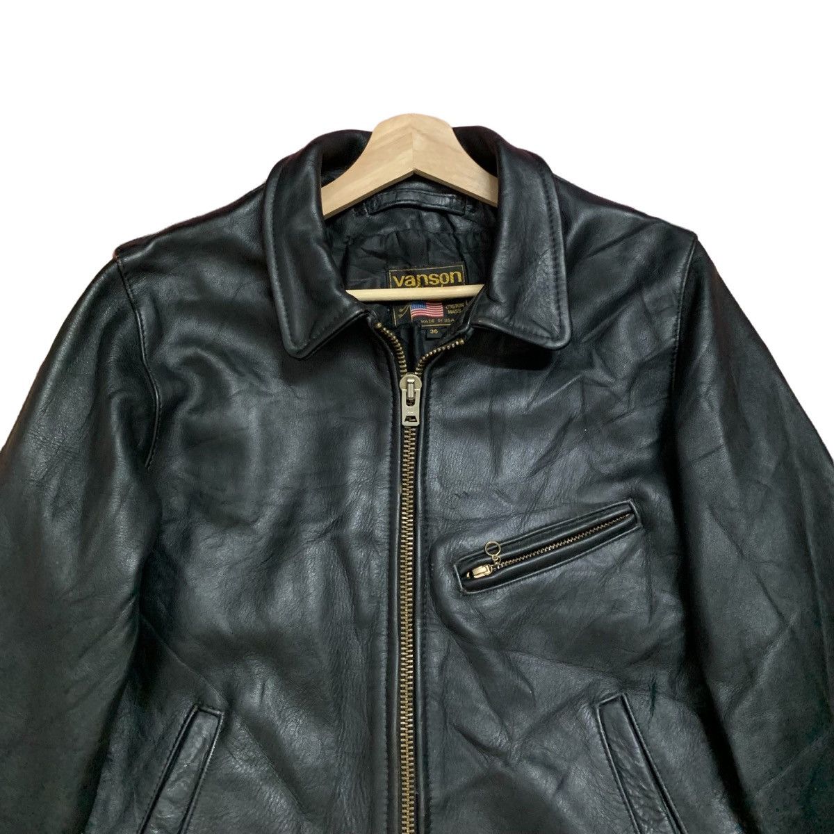 Vanson Leathers 🔥Vanson Leather Enfield Rider Jacket Size US S / EU 44-46 / 1 - 7 Thumbnail
