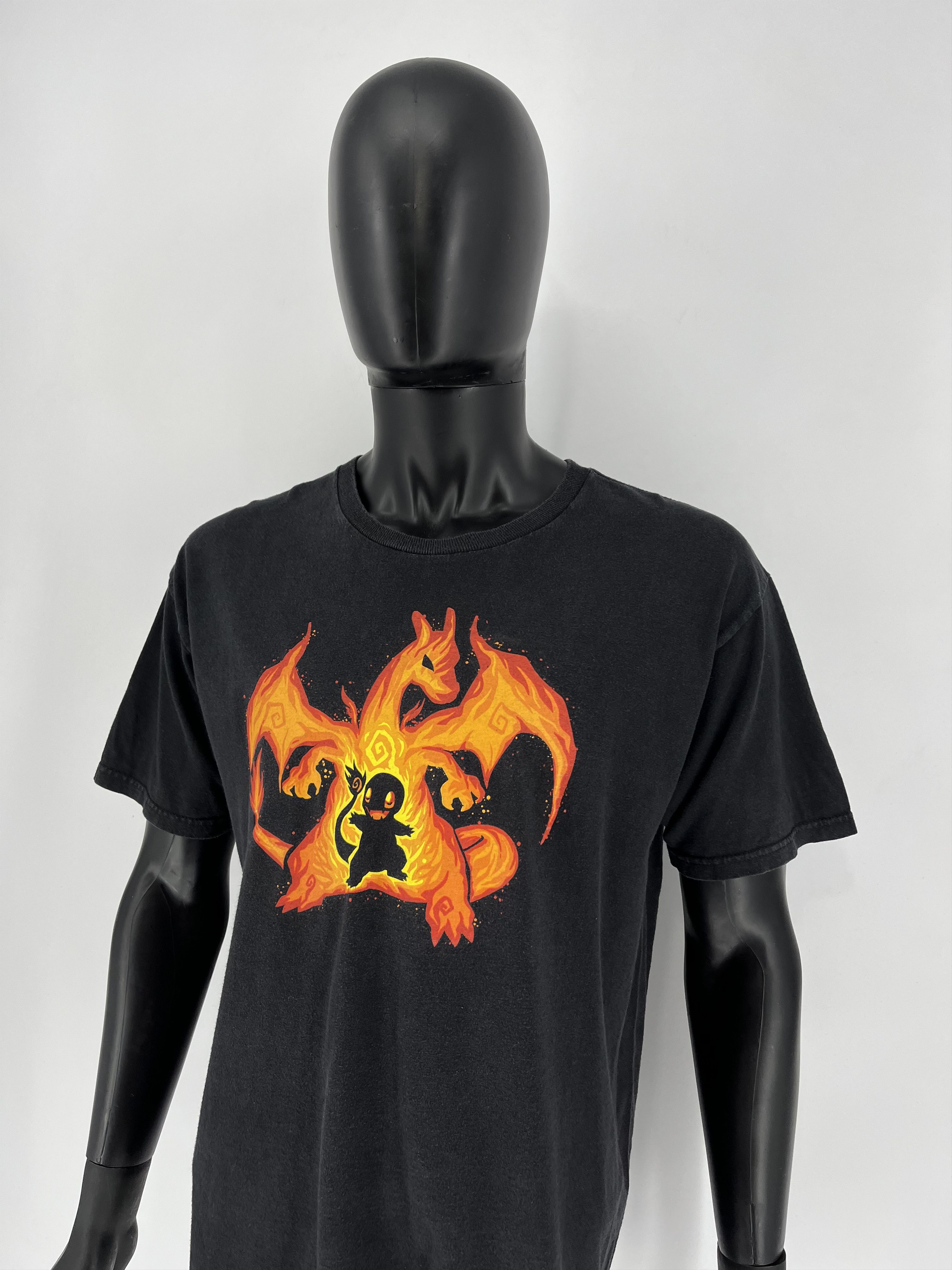 Anime × Nintendo × Pokemon Vintage Pokemon Charmander Nintendo T-shirt Size US L / EU 52-54 / 3 - 4 Thumbnail