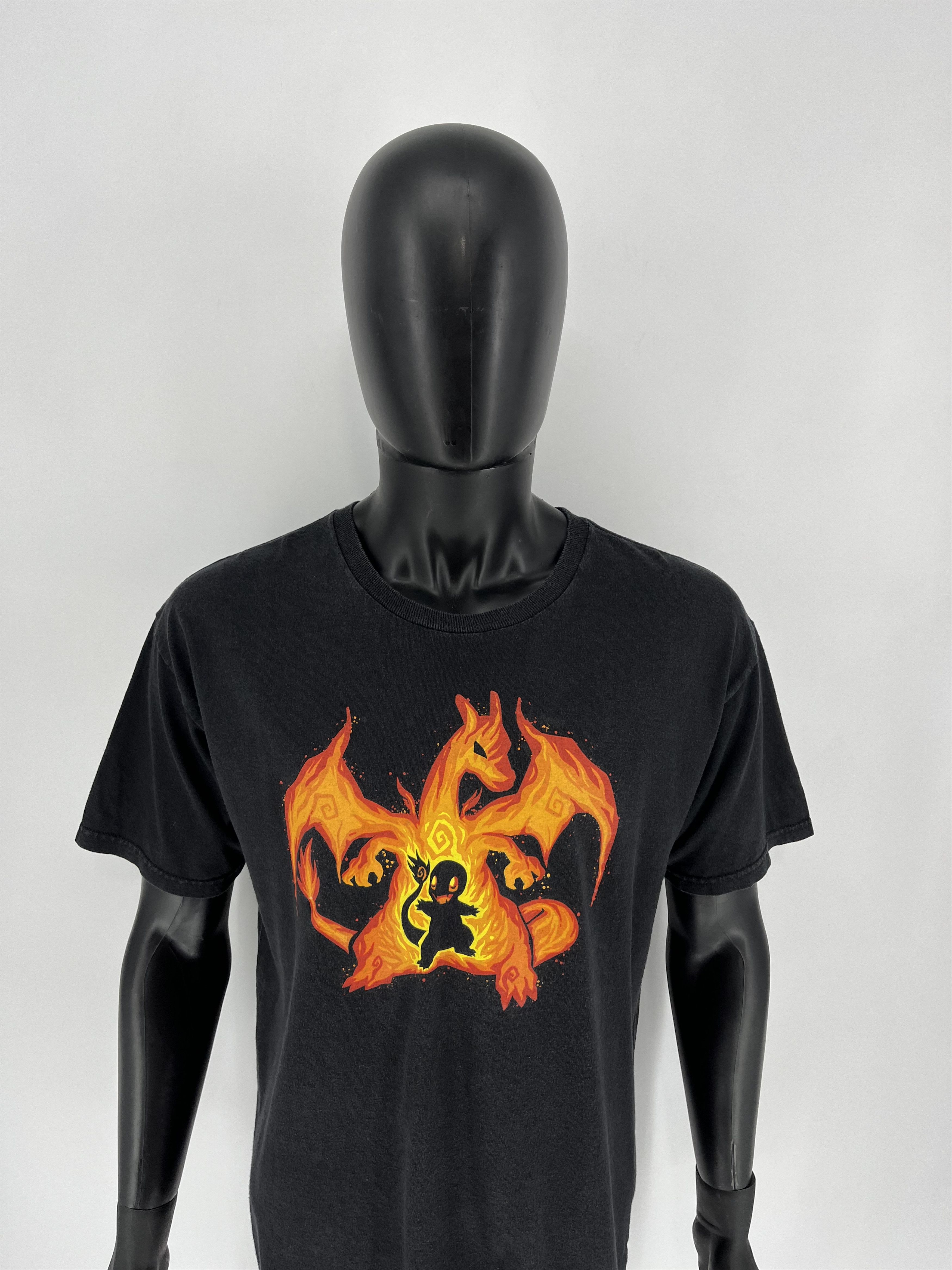 Anime × Nintendo × Pokemon Vintage Pokemon Charmander Nintendo T-shirt Size US L / EU 52-54 / 3 - 5 Thumbnail