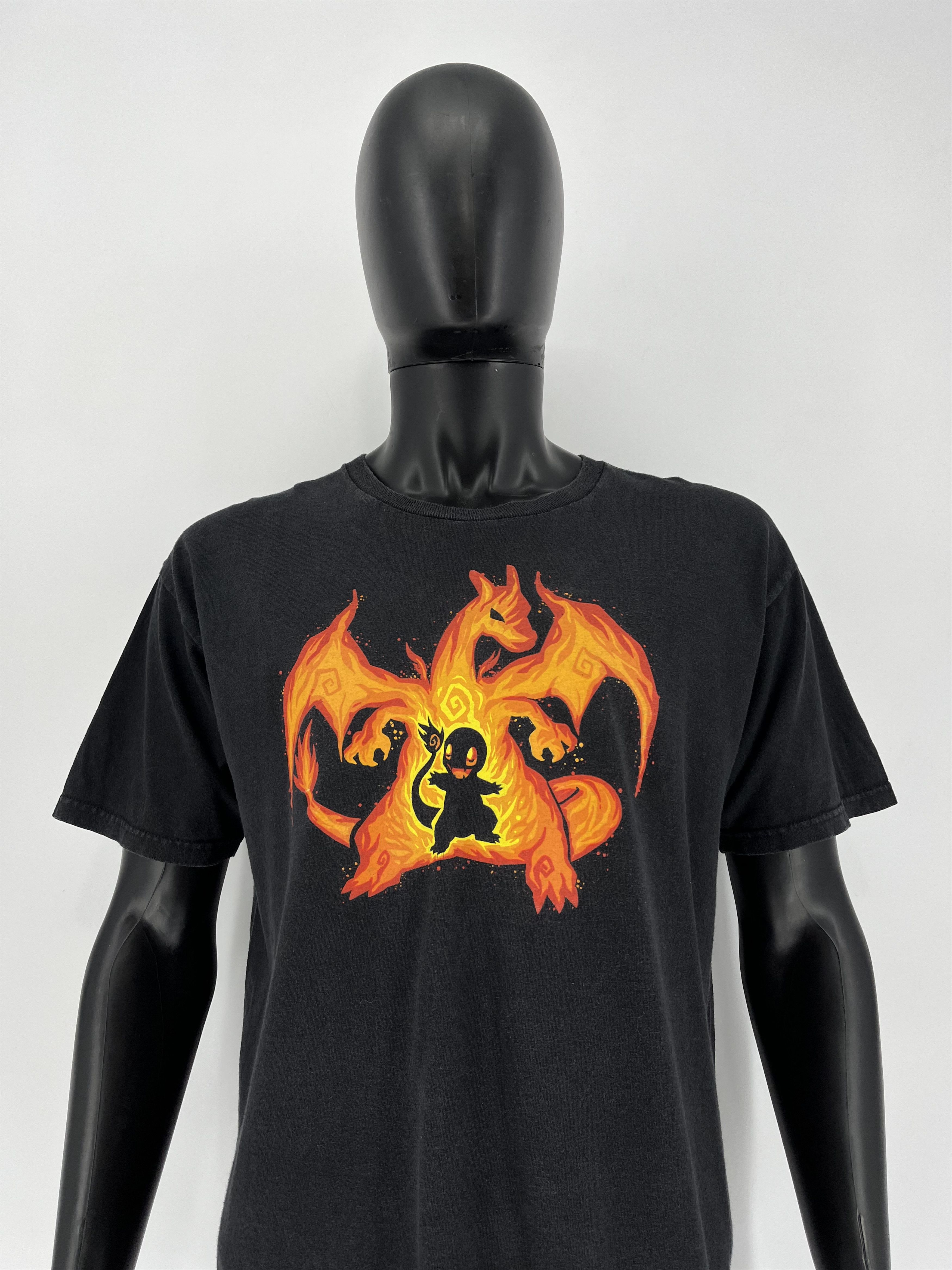 Anime × Nintendo × Pokemon Vintage Pokemon Charmander Nintendo T-shirt Size US L / EU 52-54 / 3 - 6 Thumbnail