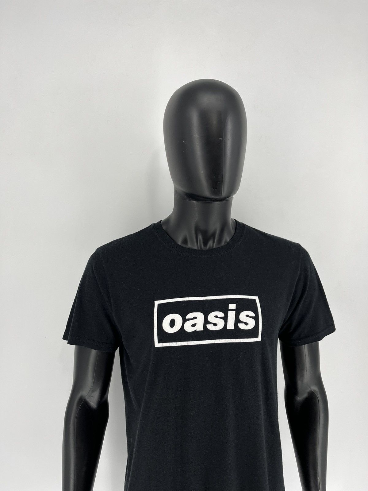 Band Tees × Vintage Vintage Oasis Y2K Box Logo Sky White T Shirt Size US M / EU 48-50 / 2 - 3 Thumbnail