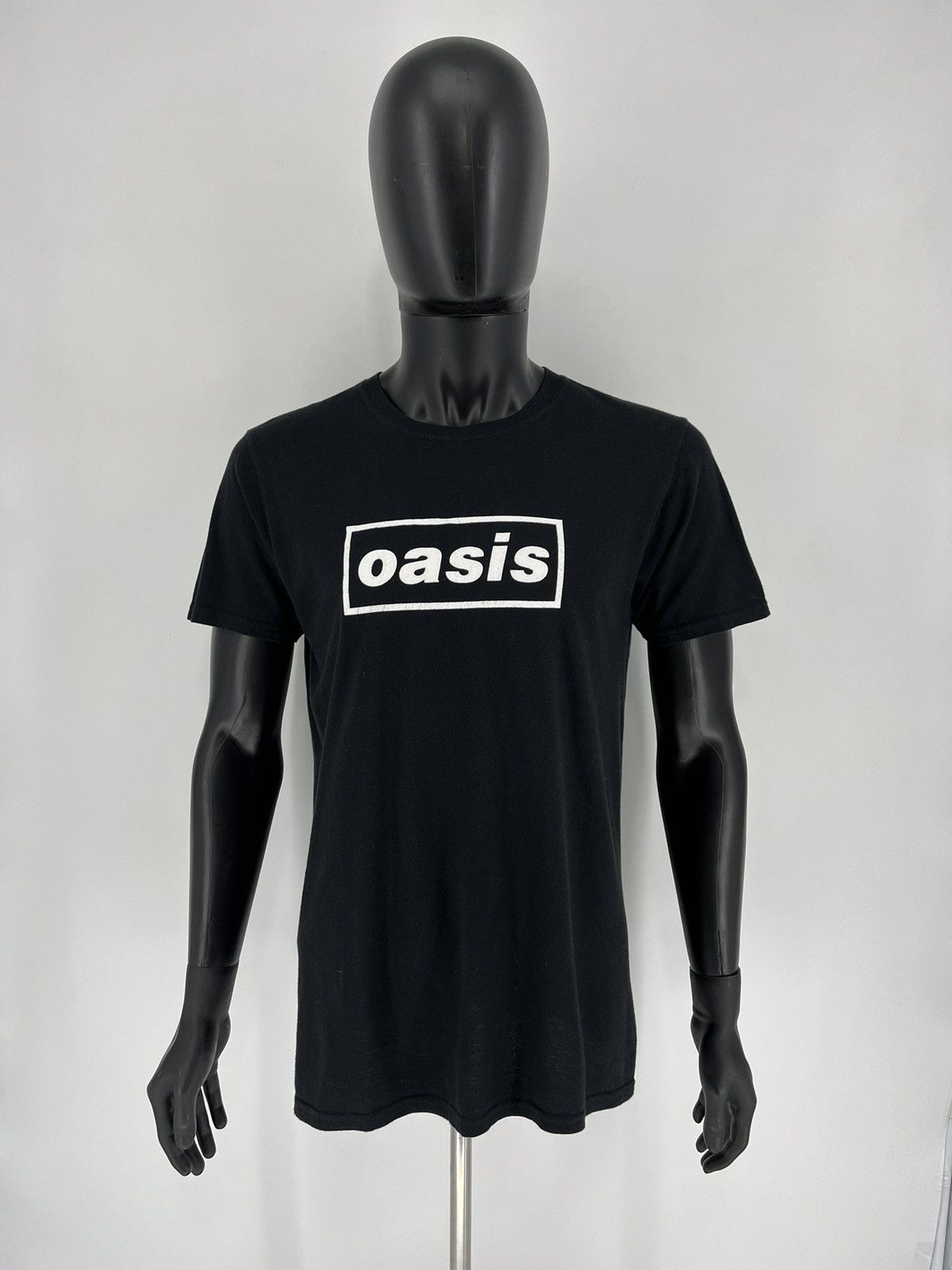 Band Tees × Vintage Vintage Oasis Y2K Box Logo Sky White T Shirt Size US M / EU 48-50 / 2 - 2 Thumbnail
