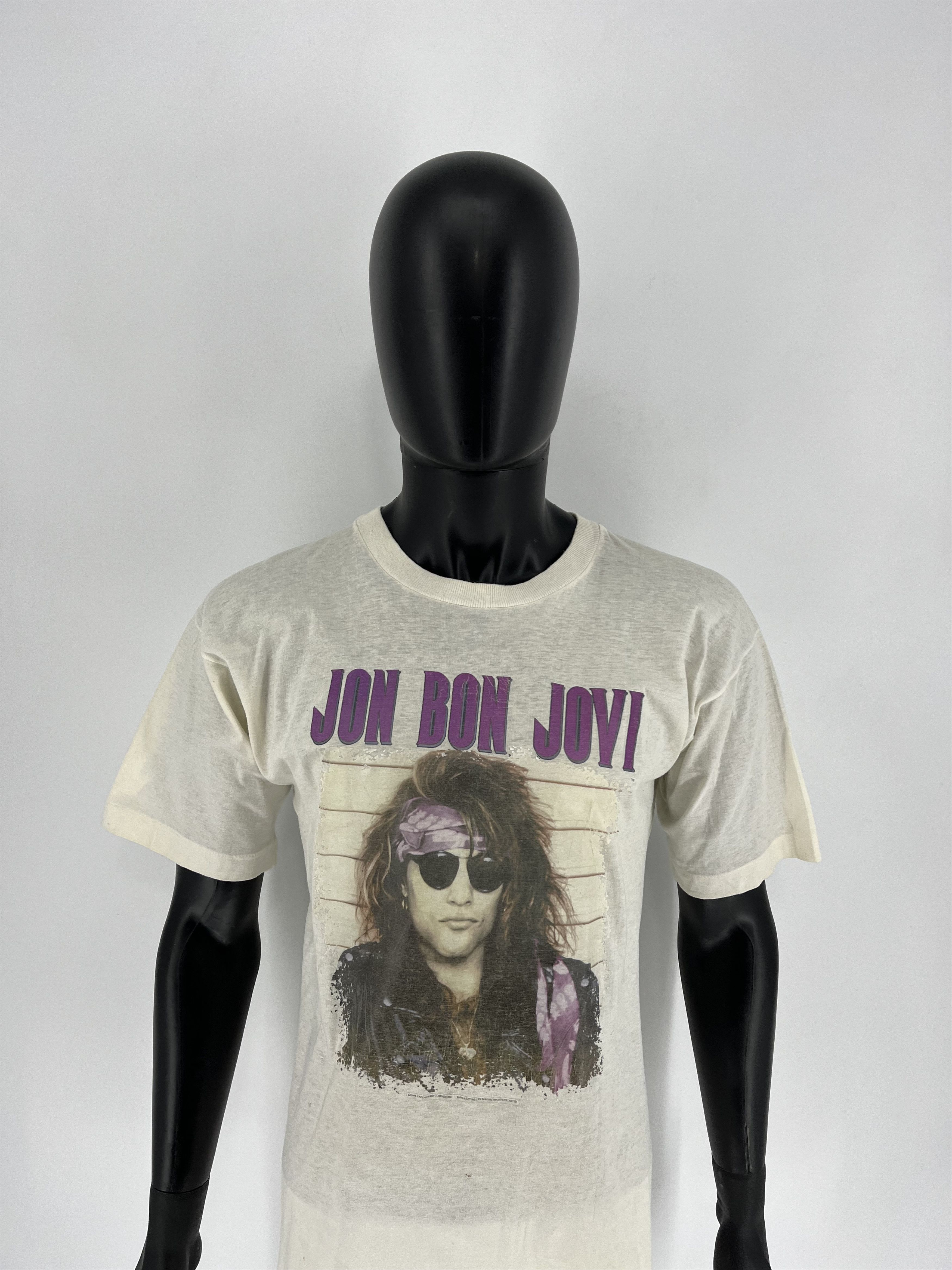Bon Jovi × Vintage VINTAGE 1991 BON JOVI KEEP THE FAITH T-SHIRT Size US M / EU 48-50 / 2 - 5 Thumbnail