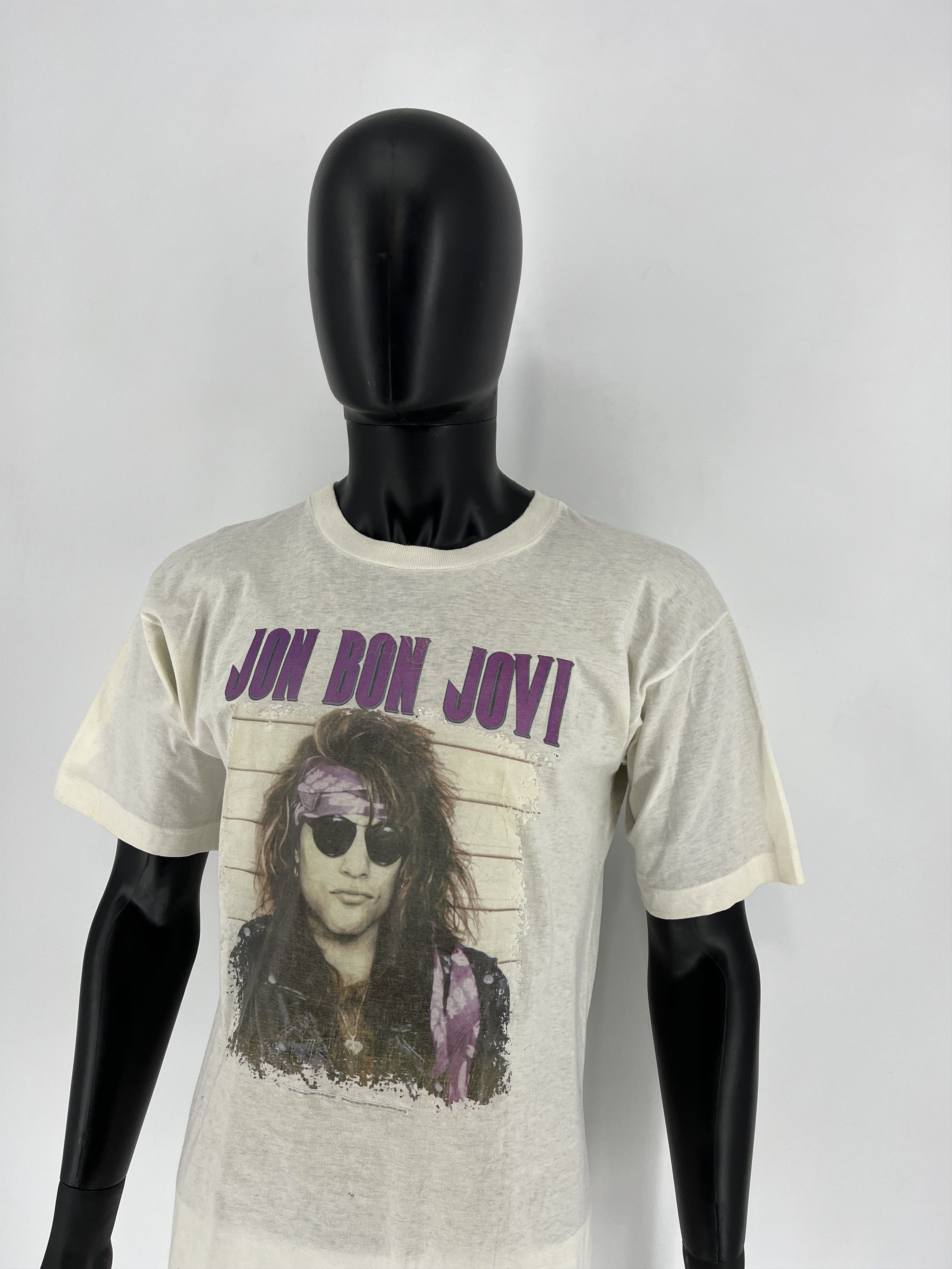 Bon Jovi × Vintage VINTAGE 1991 BON JOVI KEEP THE FAITH T-SHIRT Size US M / EU 48-50 / 2 - 4 Thumbnail