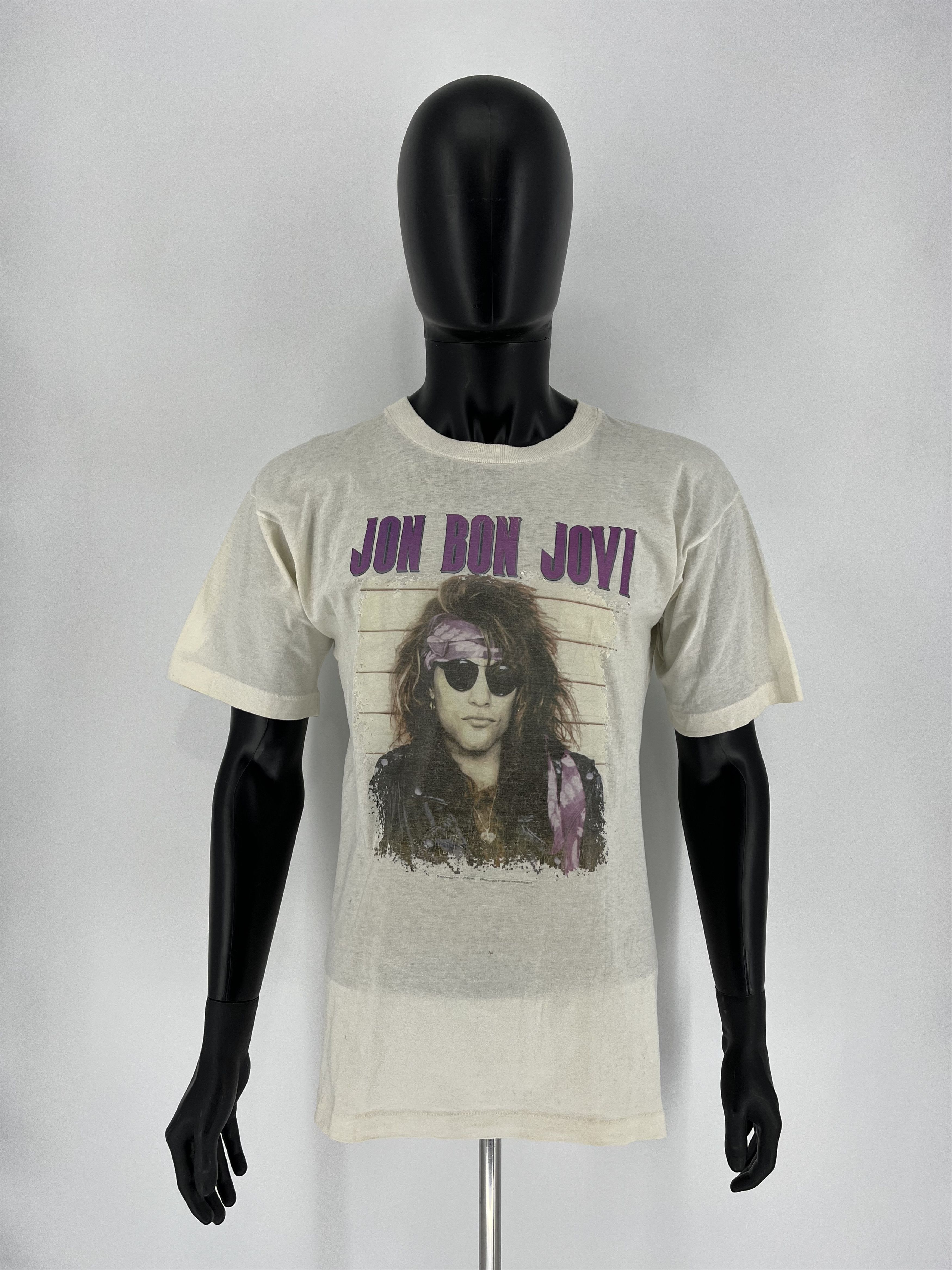 Bon Jovi × Vintage VINTAGE 1991 BON JOVI KEEP THE FAITH T-SHIRT Size US M / EU 48-50 / 2 - 2 Thumbnail
