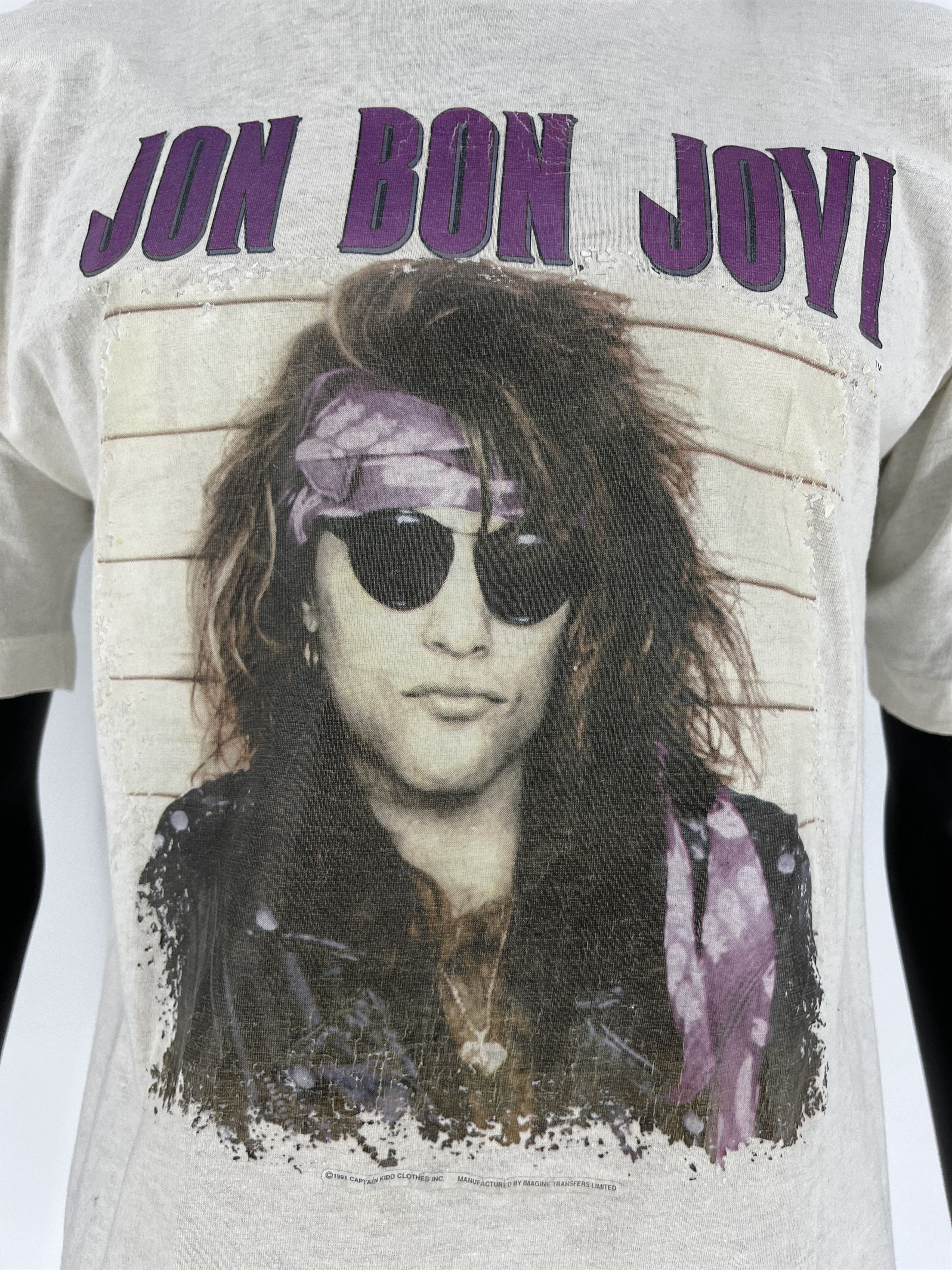 Bon Jovi × Vintage VINTAGE 1991 BON JOVI KEEP THE FAITH T-SHIRT Size US M / EU 48-50 / 2 - 9 Thumbnail