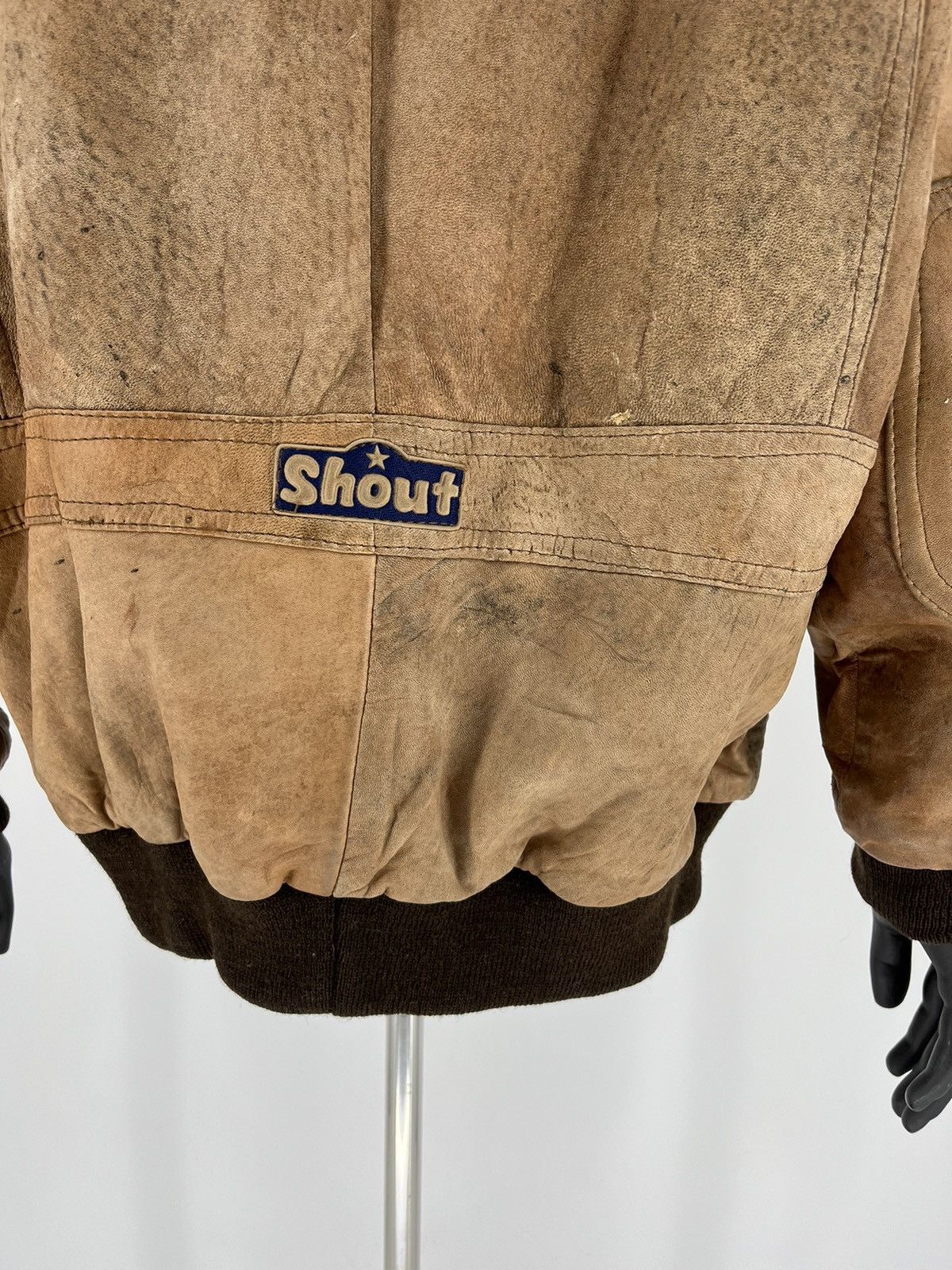 Vintage VINTAGE LEATHER FLIGHT JACKET Boy Scouts Size US XL / EU 56 / 4 - 19 Thumbnail