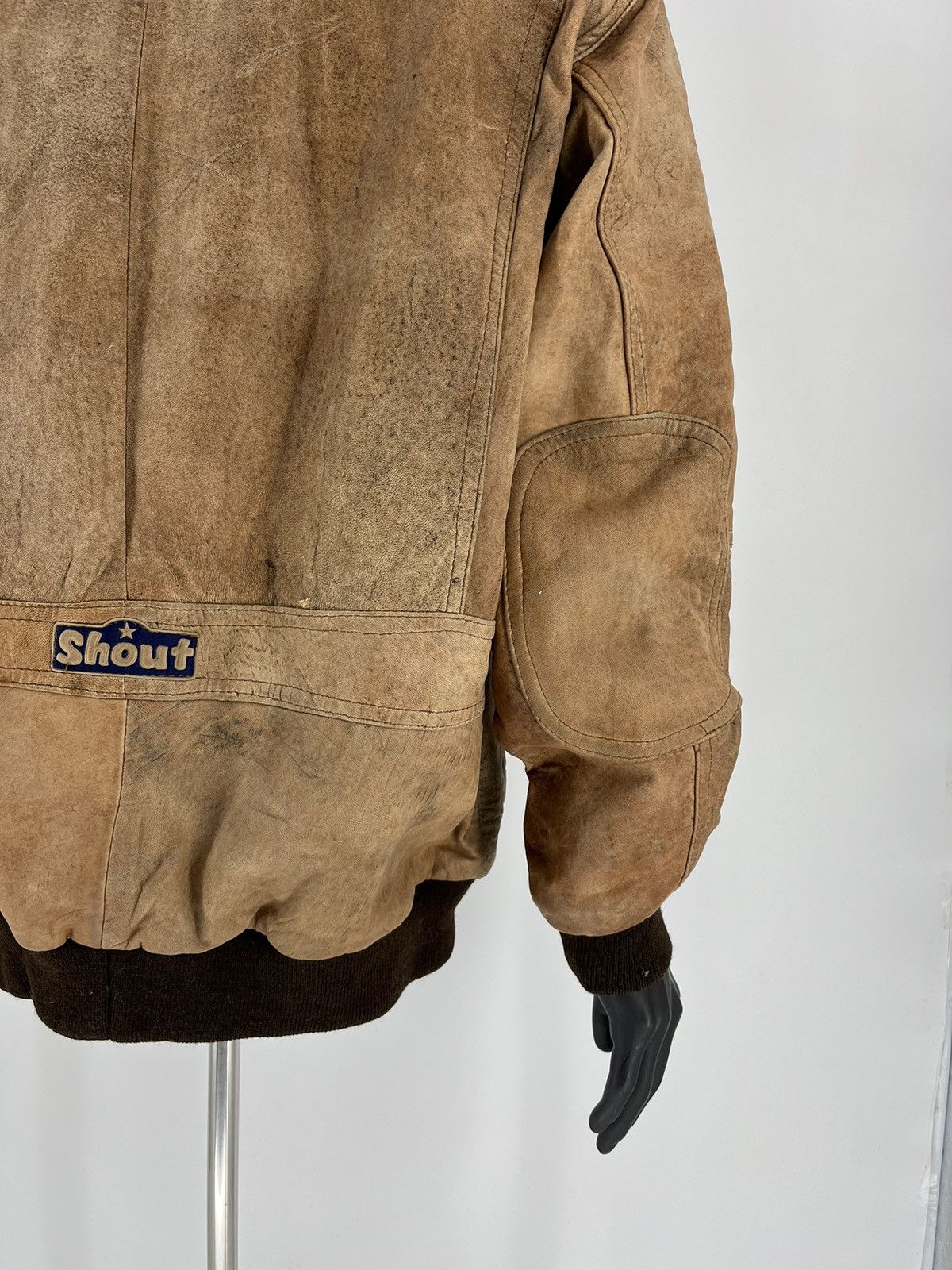 Vintage VINTAGE LEATHER FLIGHT JACKET Boy Scouts Size US XL / EU 56 / 4 - 18 Thumbnail