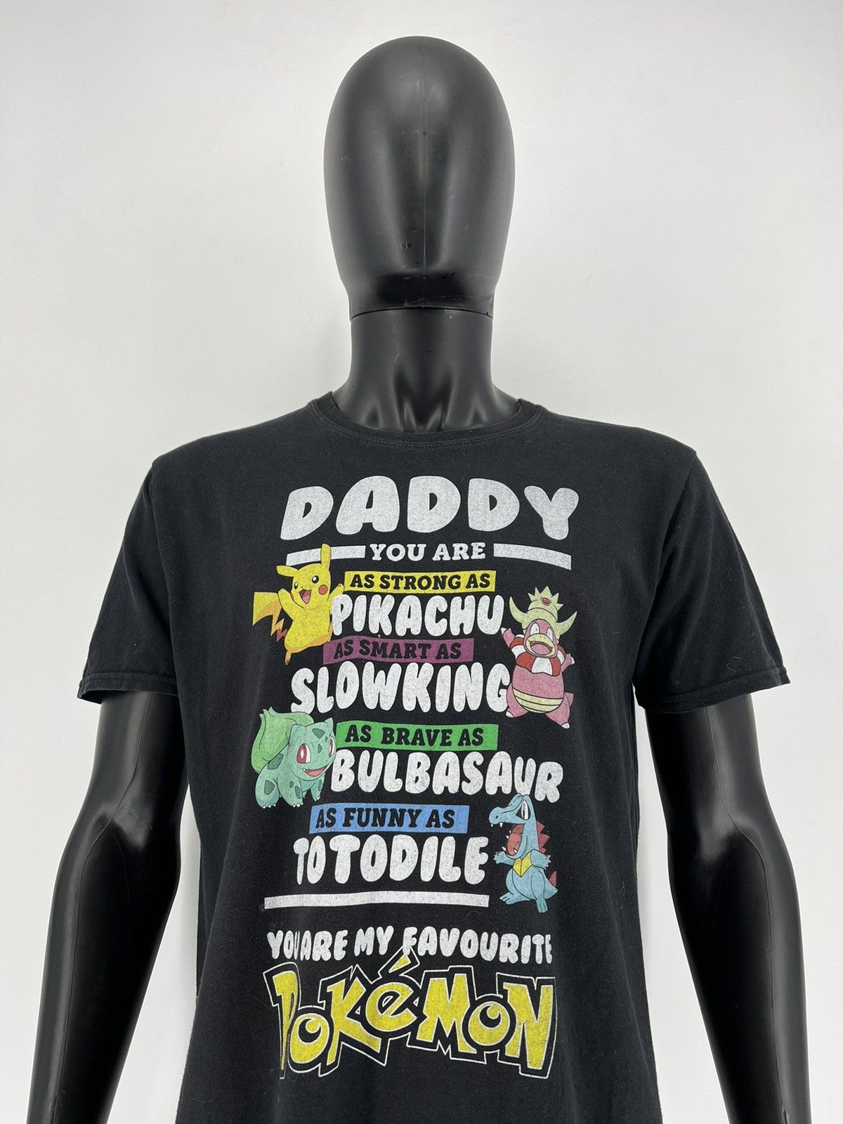 Anime × Pokemon Vintage Y2K Anime DADDY Pokemon Tee Size US L / EU 52-54 / 3 - 5 Thumbnail