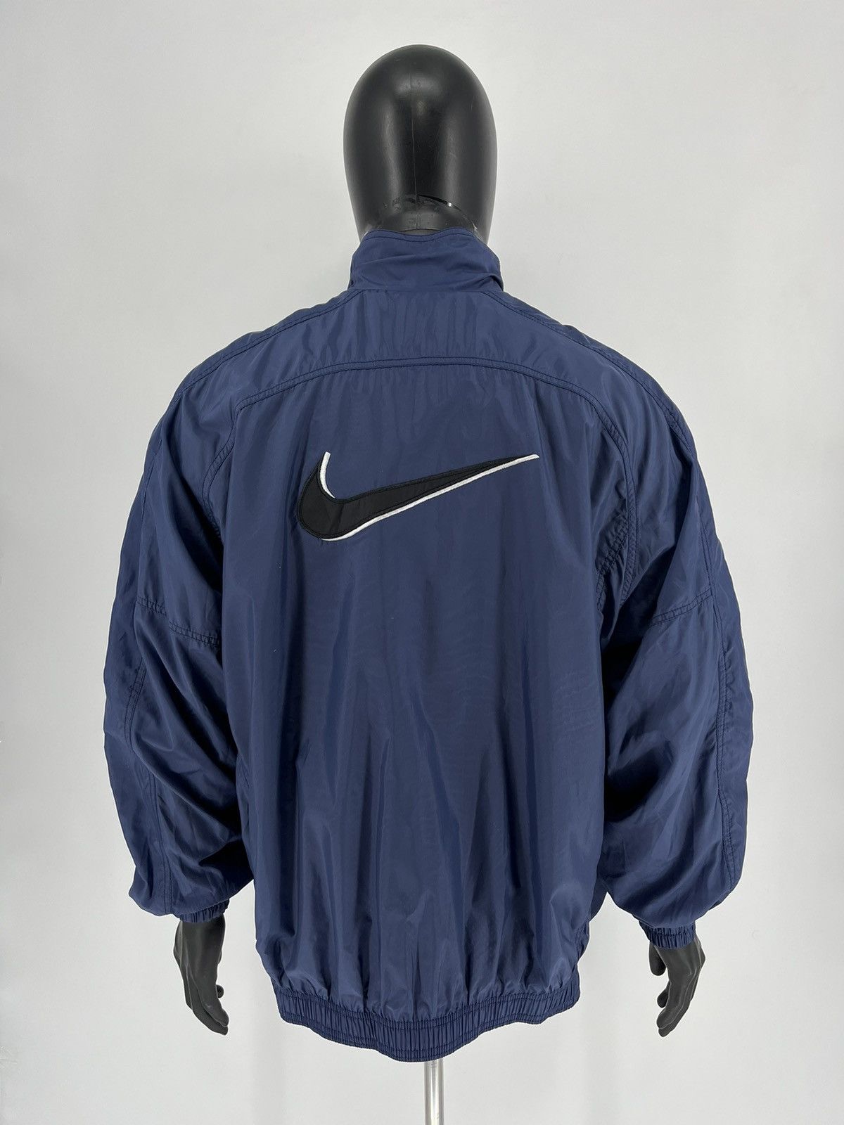 Nike × Vintage Vintage 90s Nike Y2K big swoosh jacket streetwear rare Size US XL / EU 56 / 4 - 10 Thumbnail