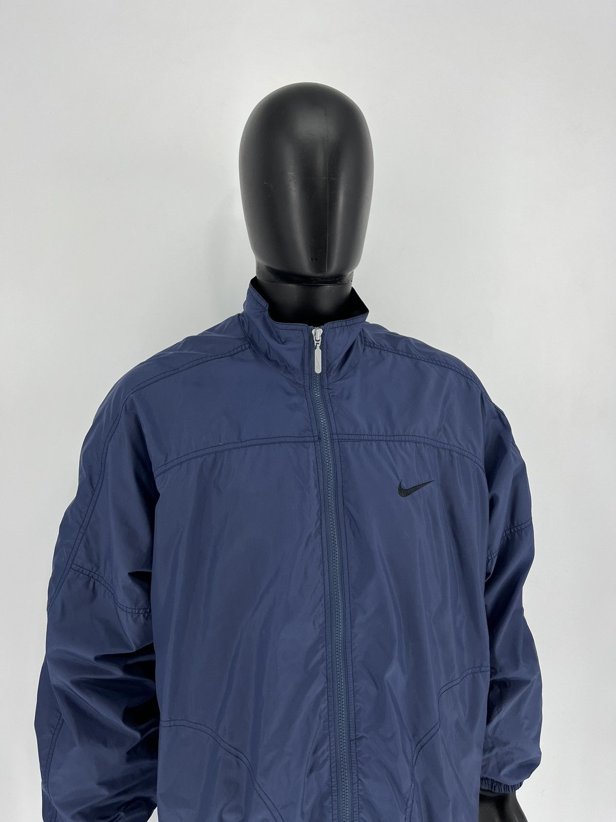 Nike × Vintage Vintage 90s Nike Y2K big swoosh jacket streetwear rare Size US XL / EU 56 / 4 - 5 Thumbnail