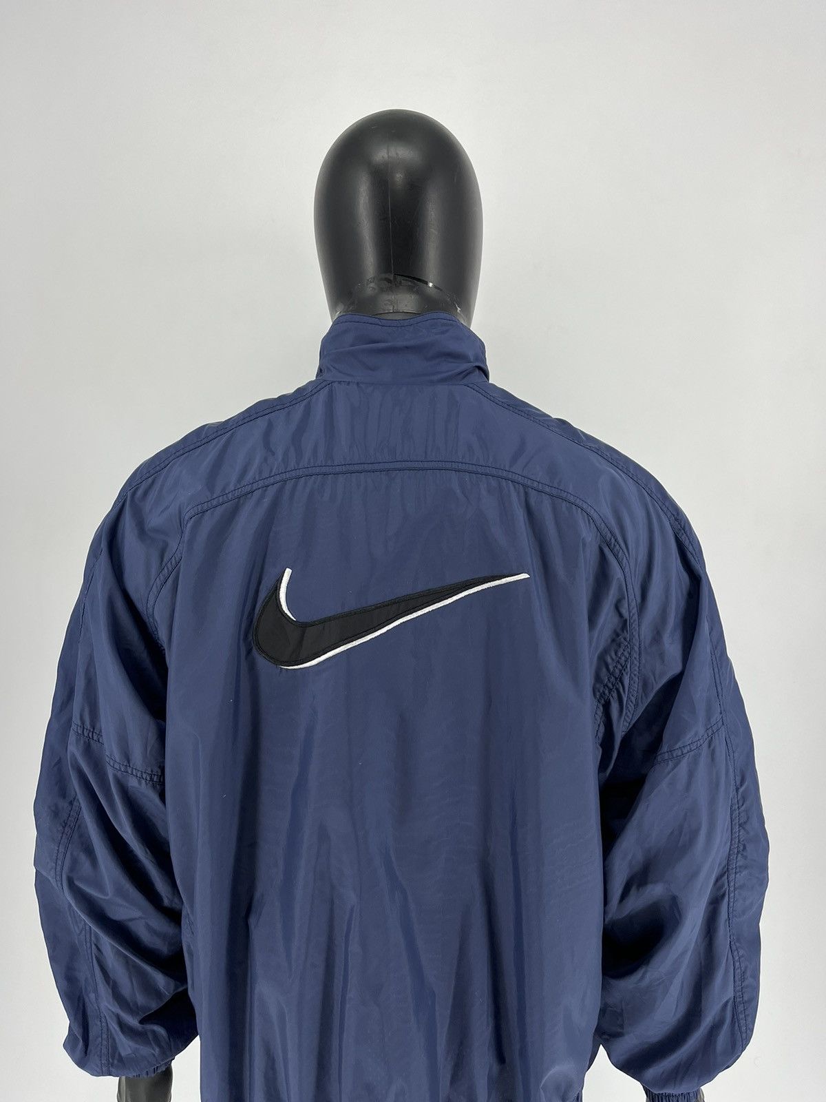 Nike × Vintage Vintage 90s Nike Y2K big swoosh jacket streetwear rare Size US XL / EU 56 / 4 - 11 Thumbnail