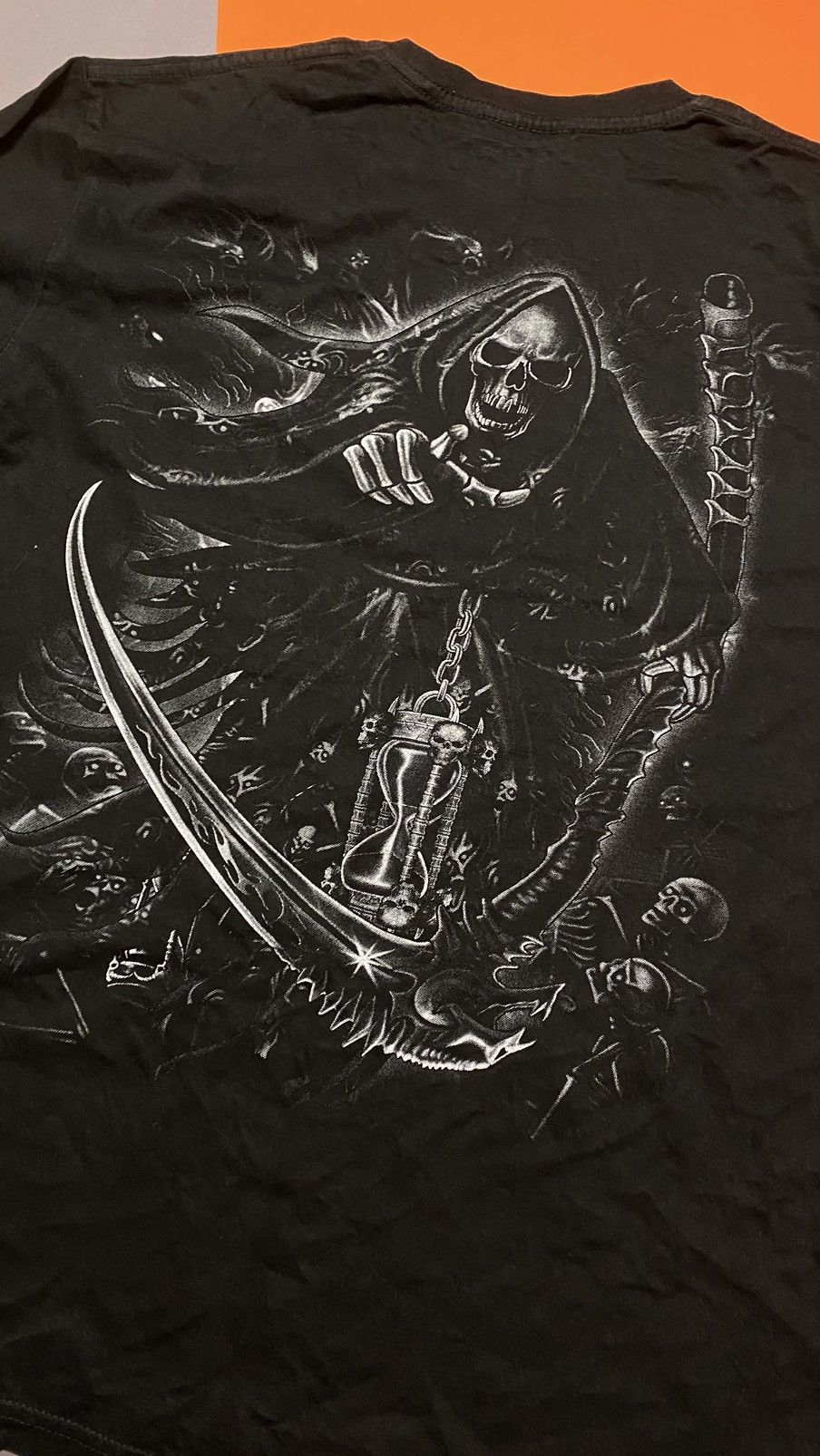 Vintage Skeleton death tee Solid Rock Size US L / EU 52-54 / 3 - 4 Thumbnail